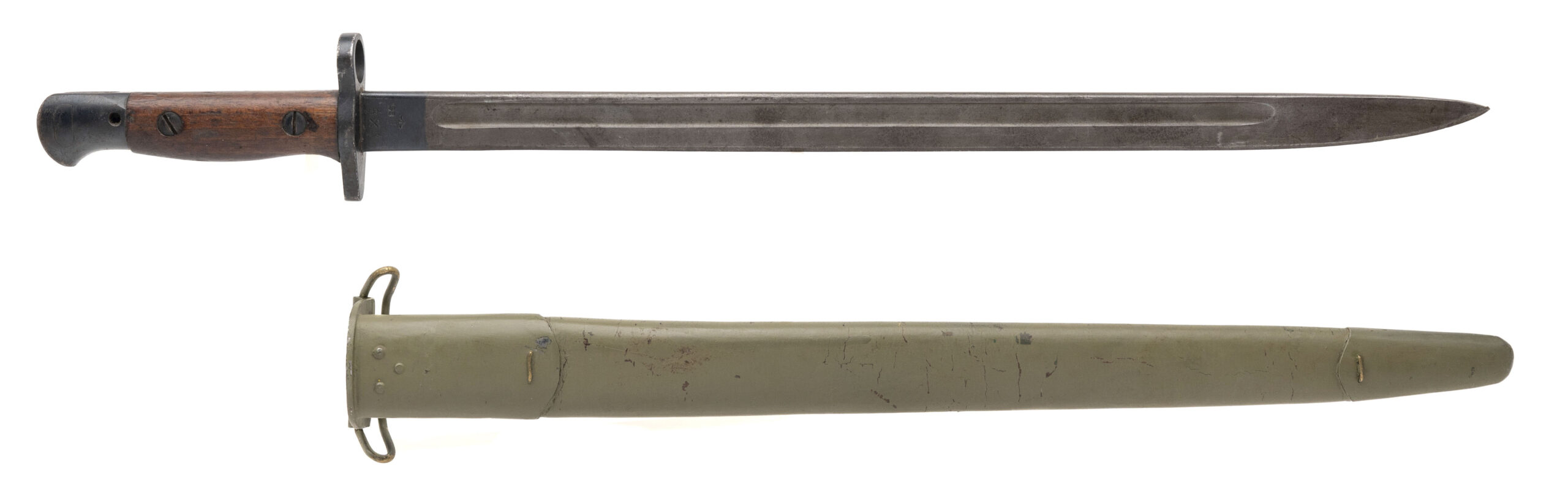 WW1 1907 BRITISH ENFIELD BAYONET WITH SHEATH (MEW4300)