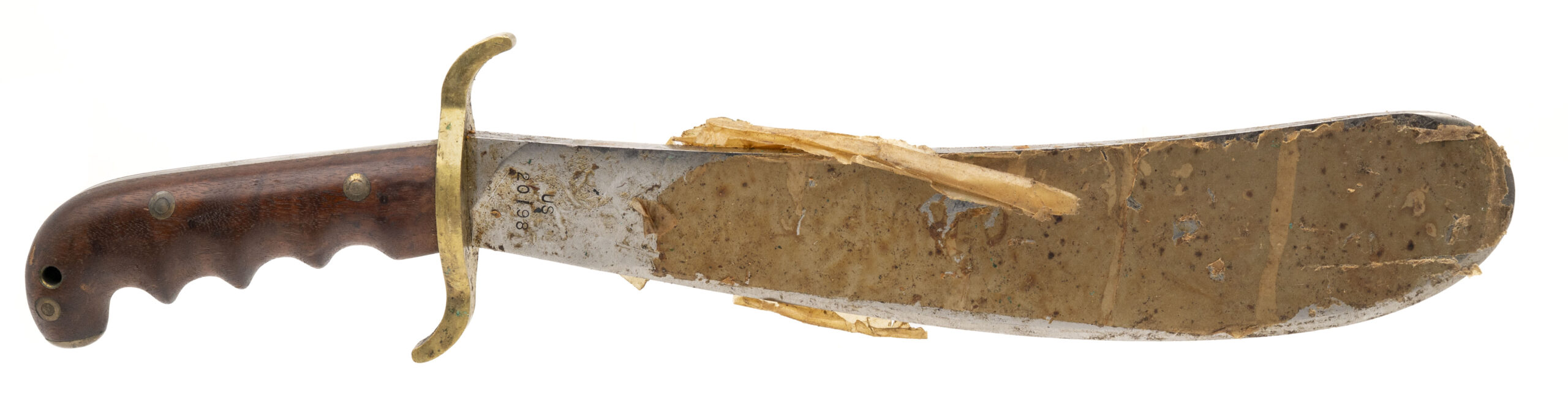 WW1 S.A. 1911 M1904 HOSPITAL CORPS BOLO KNIFE IN ORIGINAL PAPER WRAPPER (MEW4322)