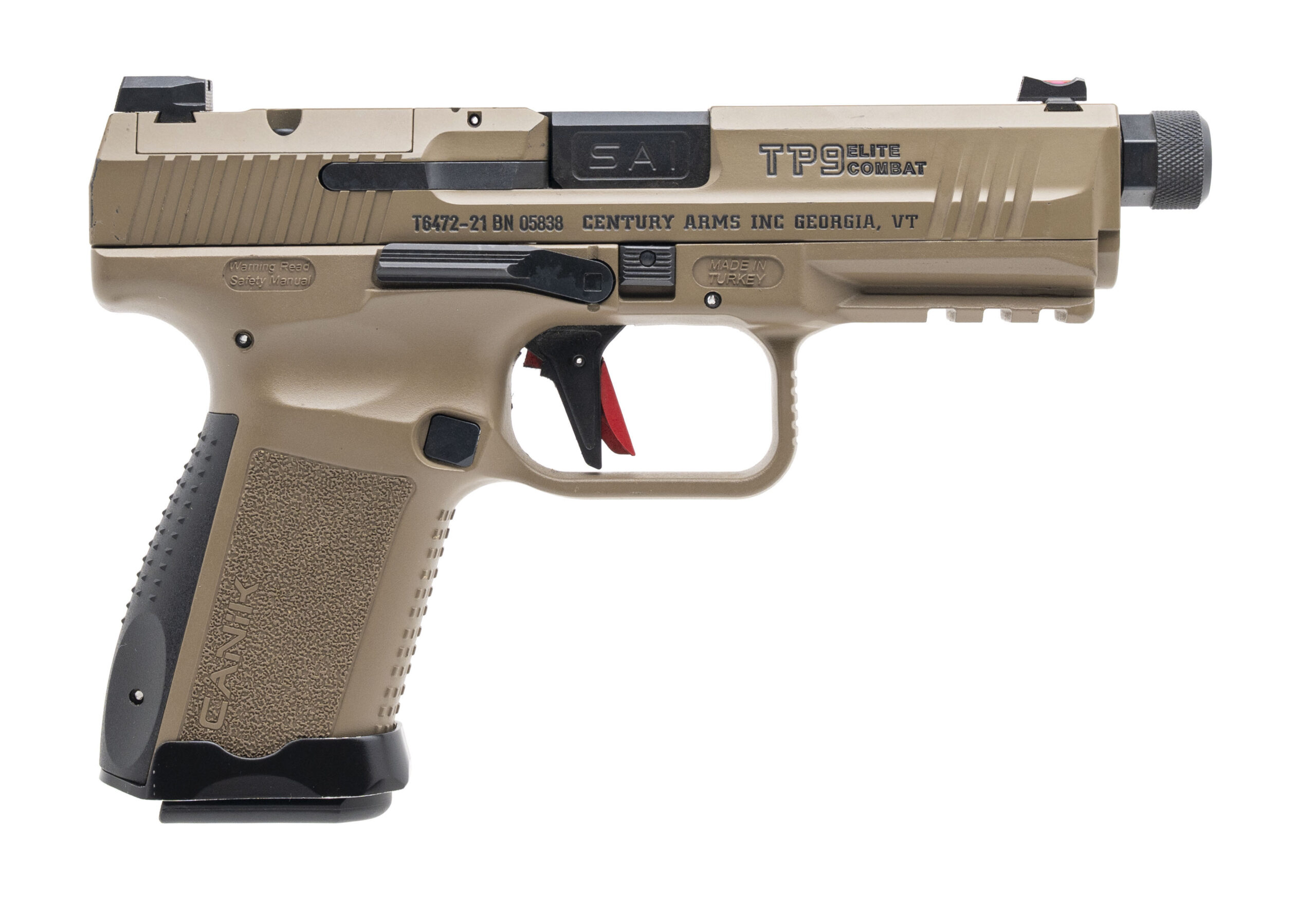 Canik TP9 Elite Combat Pistol 9mm (L2025-09557)