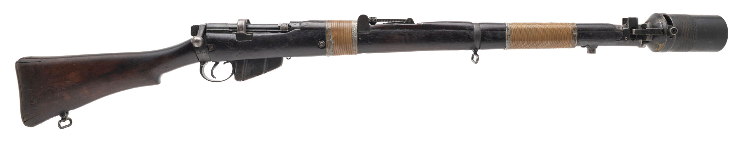 Post-War R.F.I. No. 1 Mk III Wire-Wrapped SMLE with Grenade Cup  .303 British (L2025-09179)