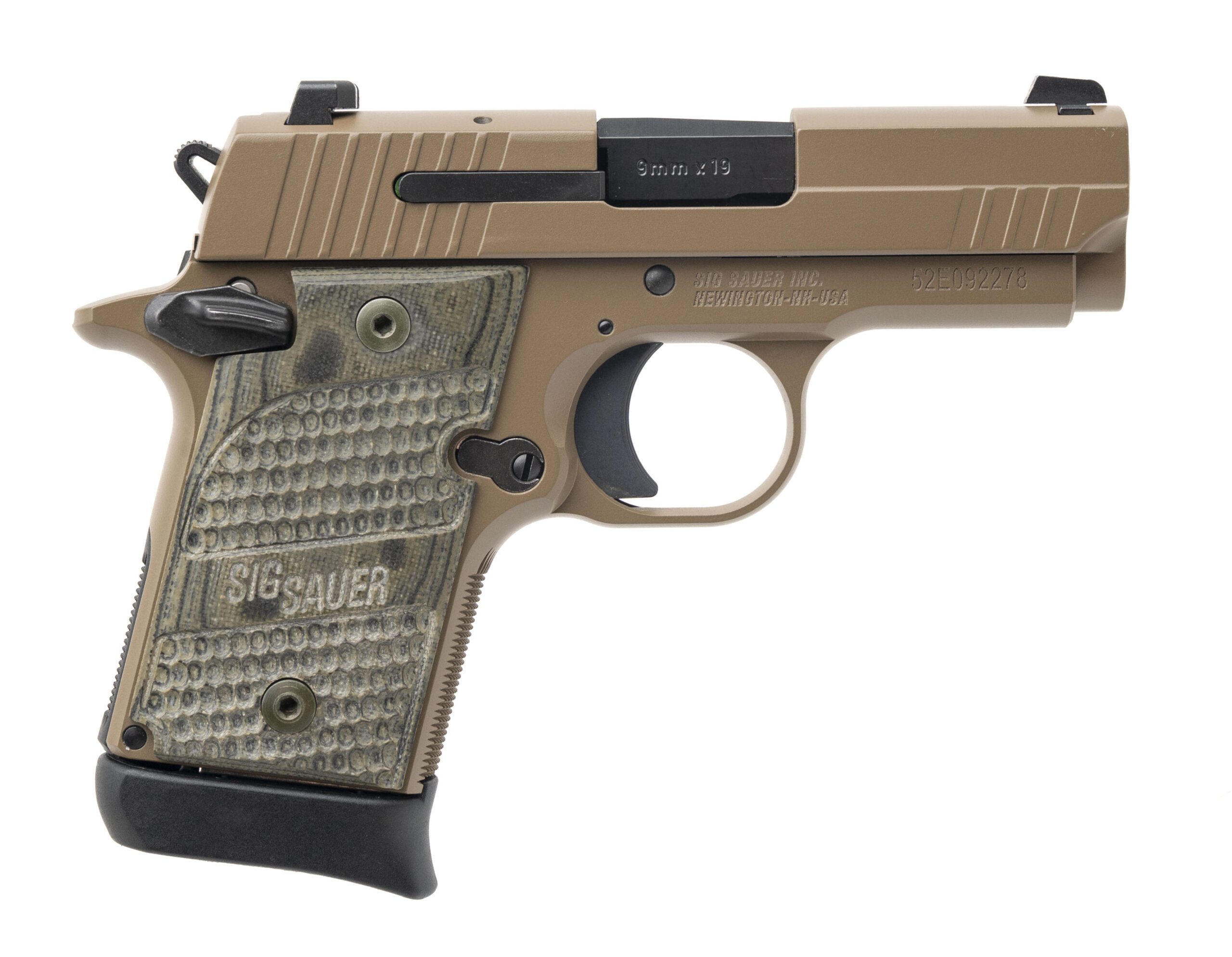 Sig Sauer P938 Scorpion Pistol 9mm (L2025-09981)