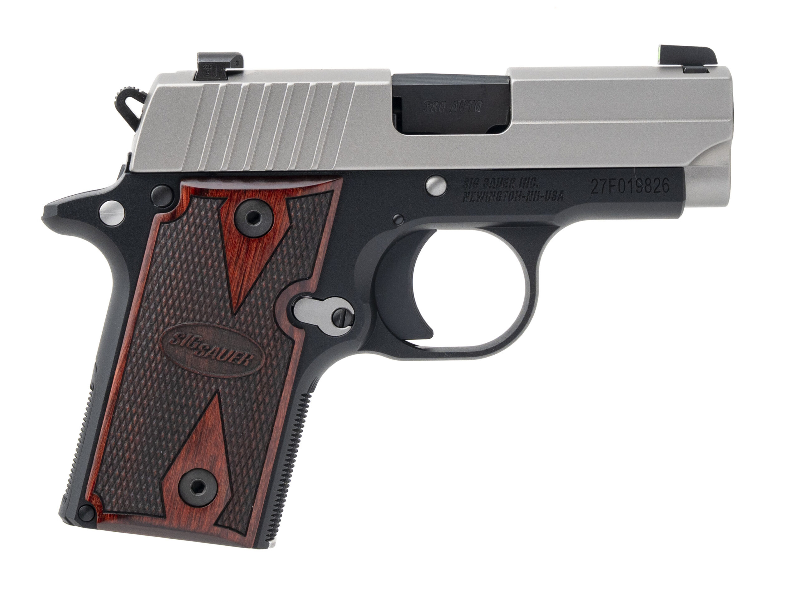 (SN: 27F019815) Sig Sauer P238 Pistol .380 Auto (L2025-10621) NEW