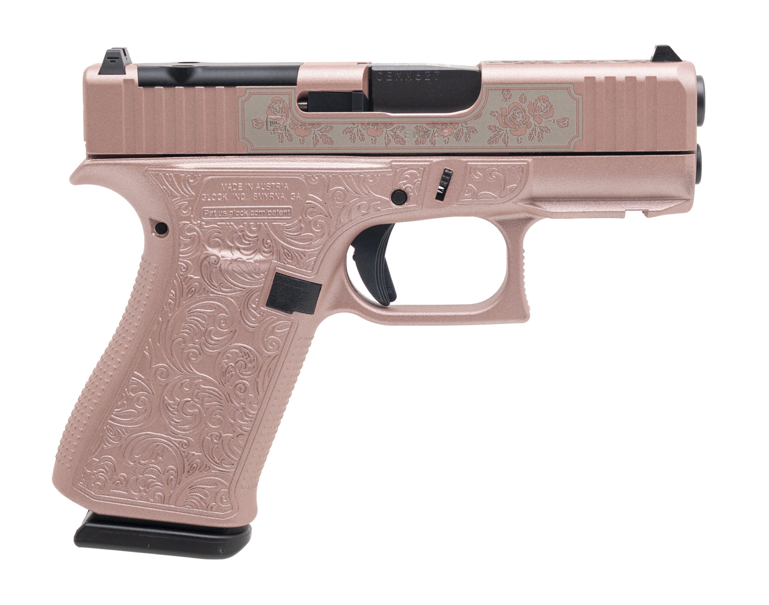 (SN: CEMM627) Glock 43X M.O.S. Glock N Roses Pistol 9mm (L2025-10290) NEW