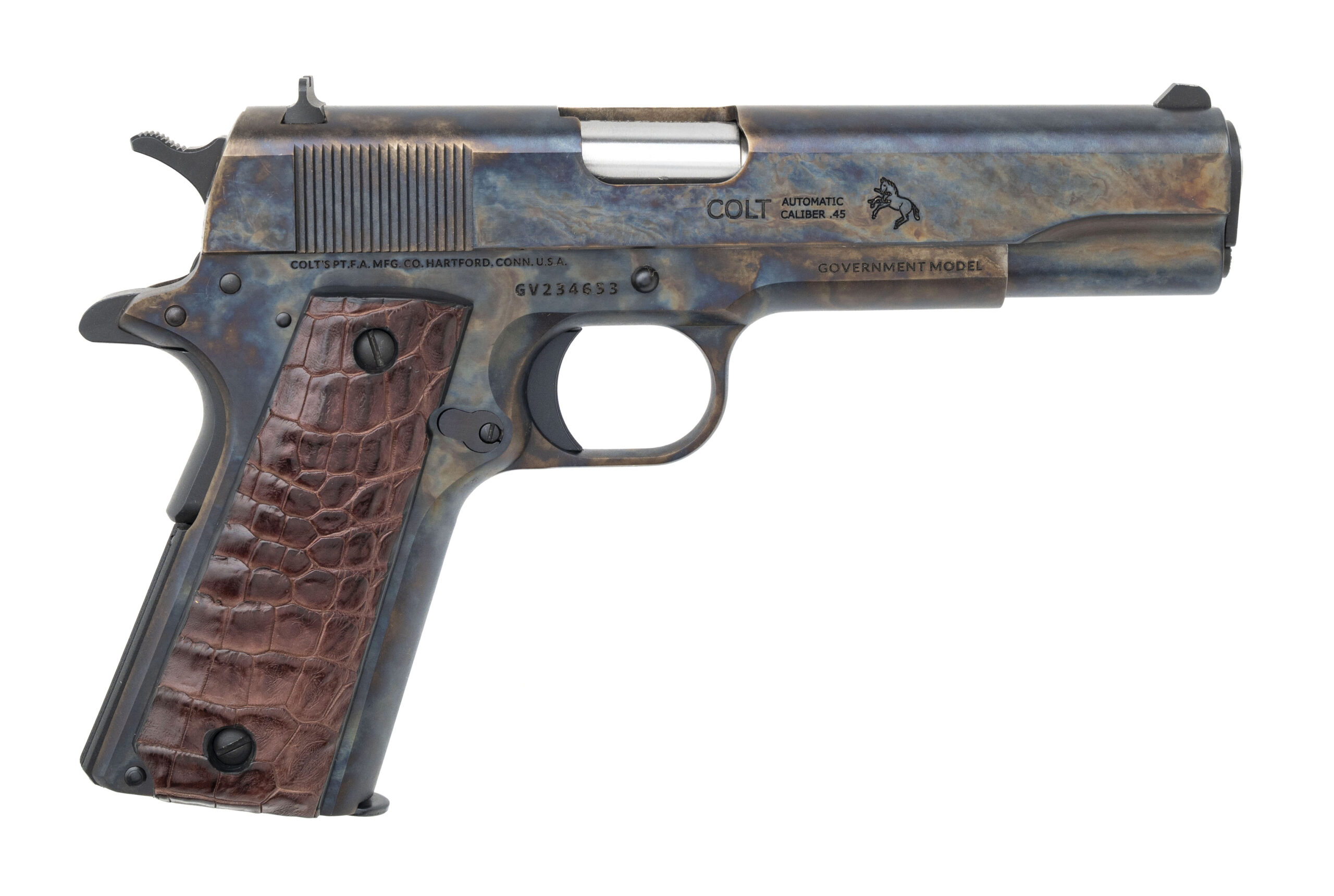 (SN: GV234653) CNC Colt "Lineage" Government Pistol .45 Auto (L2025-10395) NEW