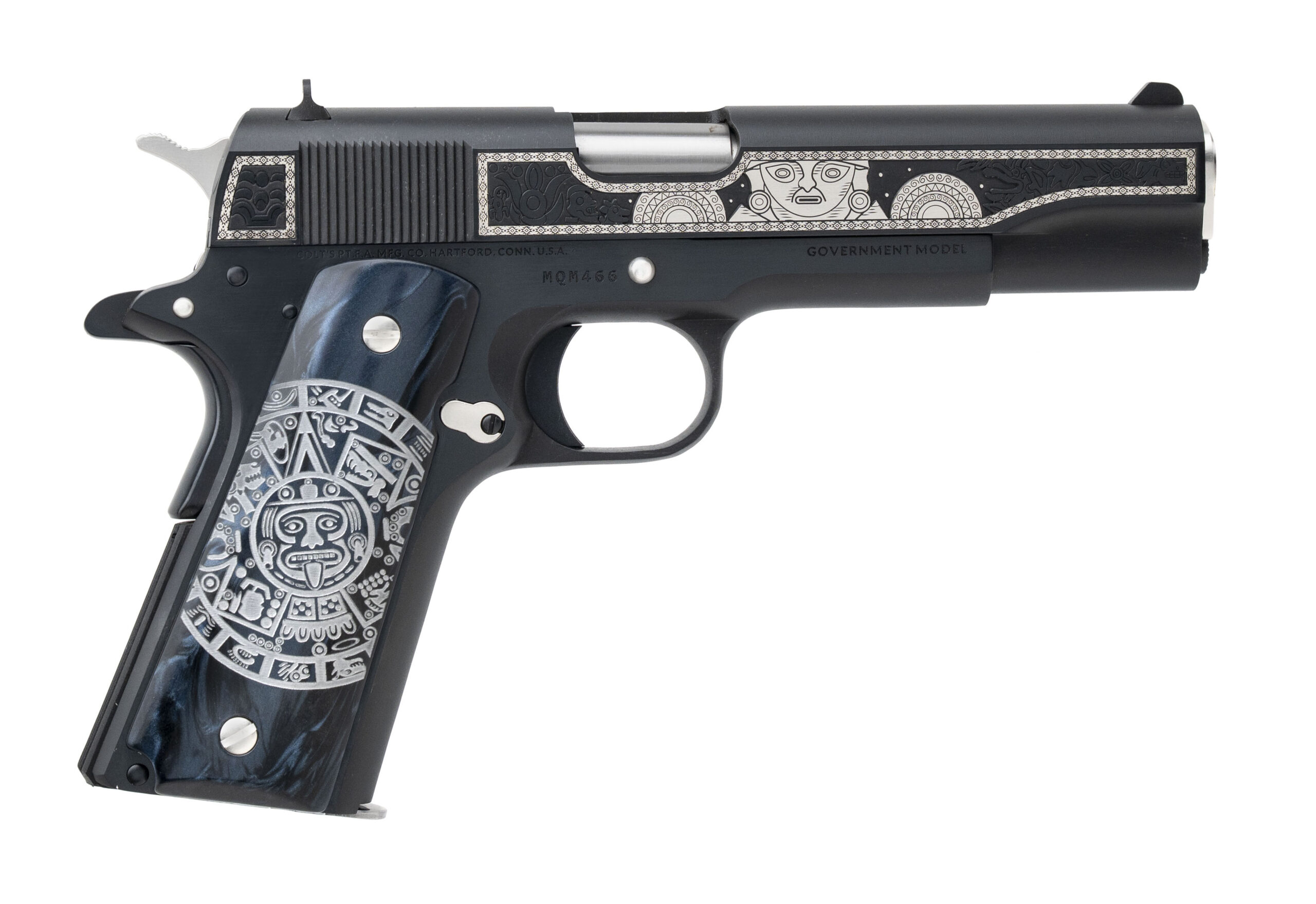 (SN: MQM466) Colt Government "Mama Quilla Moon Goddess" 1911 Pistol .38 Super (L2025-10330) NEW