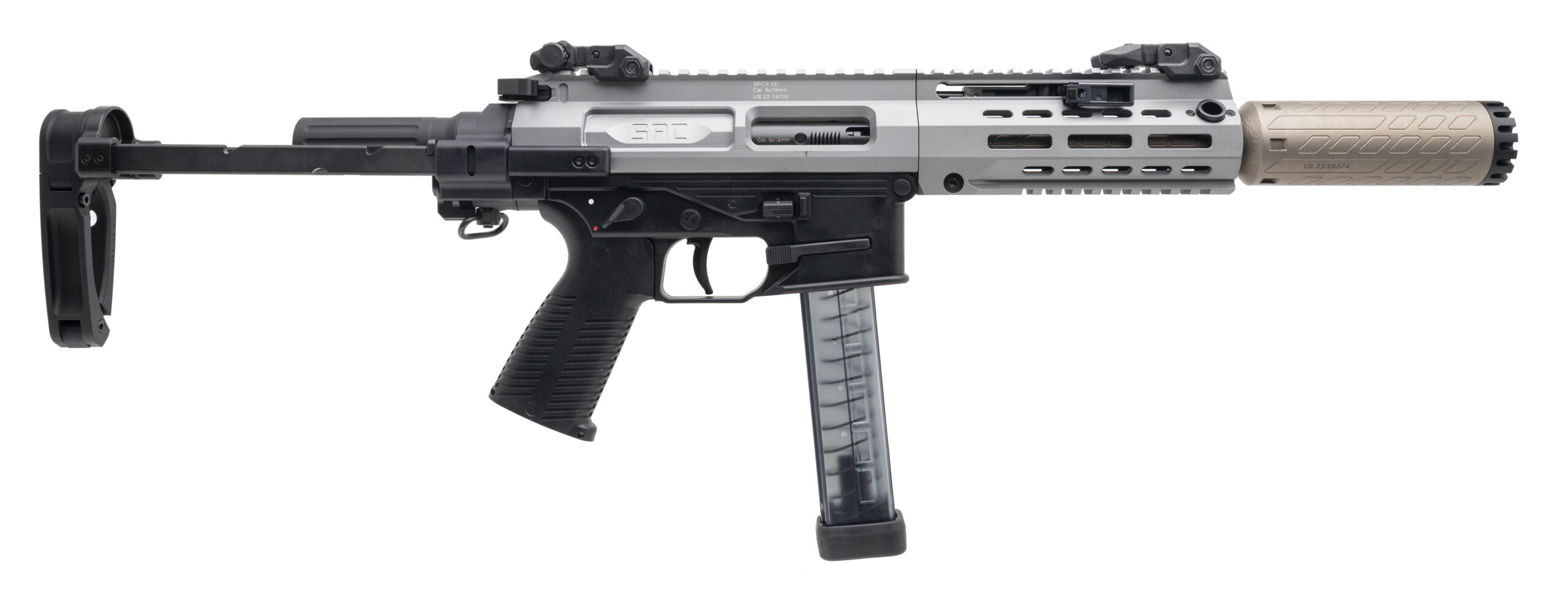 (SN: US22-14709) B&T SPC9 SD2 Integrally Suppressed 9mm (L2025-09964) NEW