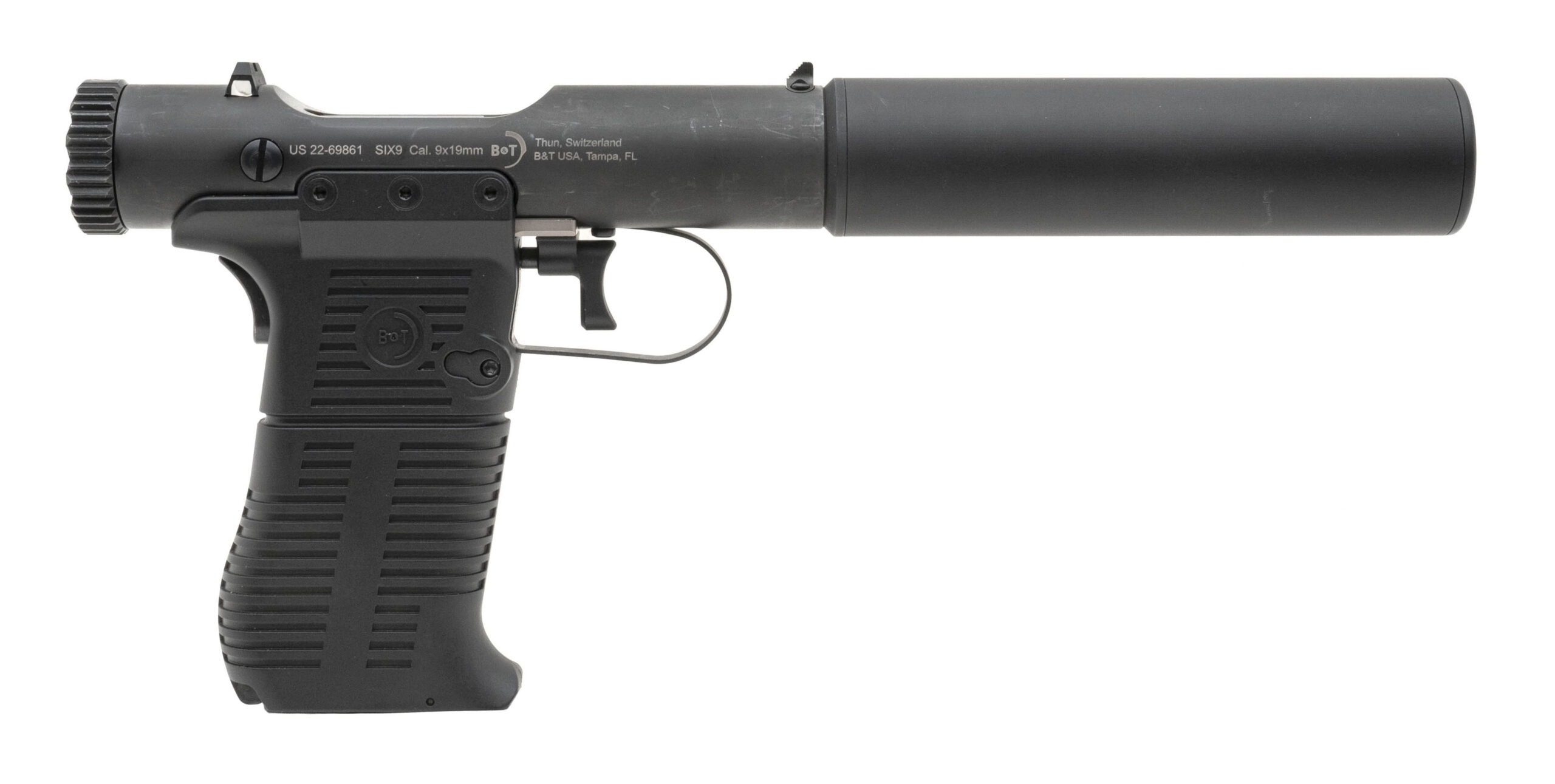 (SN: US22-71937) B&T Station Six9 Integrally Suppressed Pistol 9mm (NGZ2038) NEW