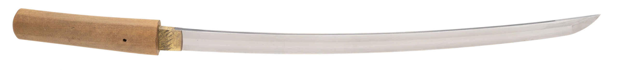 Wakizashi attributed to Shigeyoshi, Yamashiro Province, Kan’ei era (1624–1644). (SW2015)