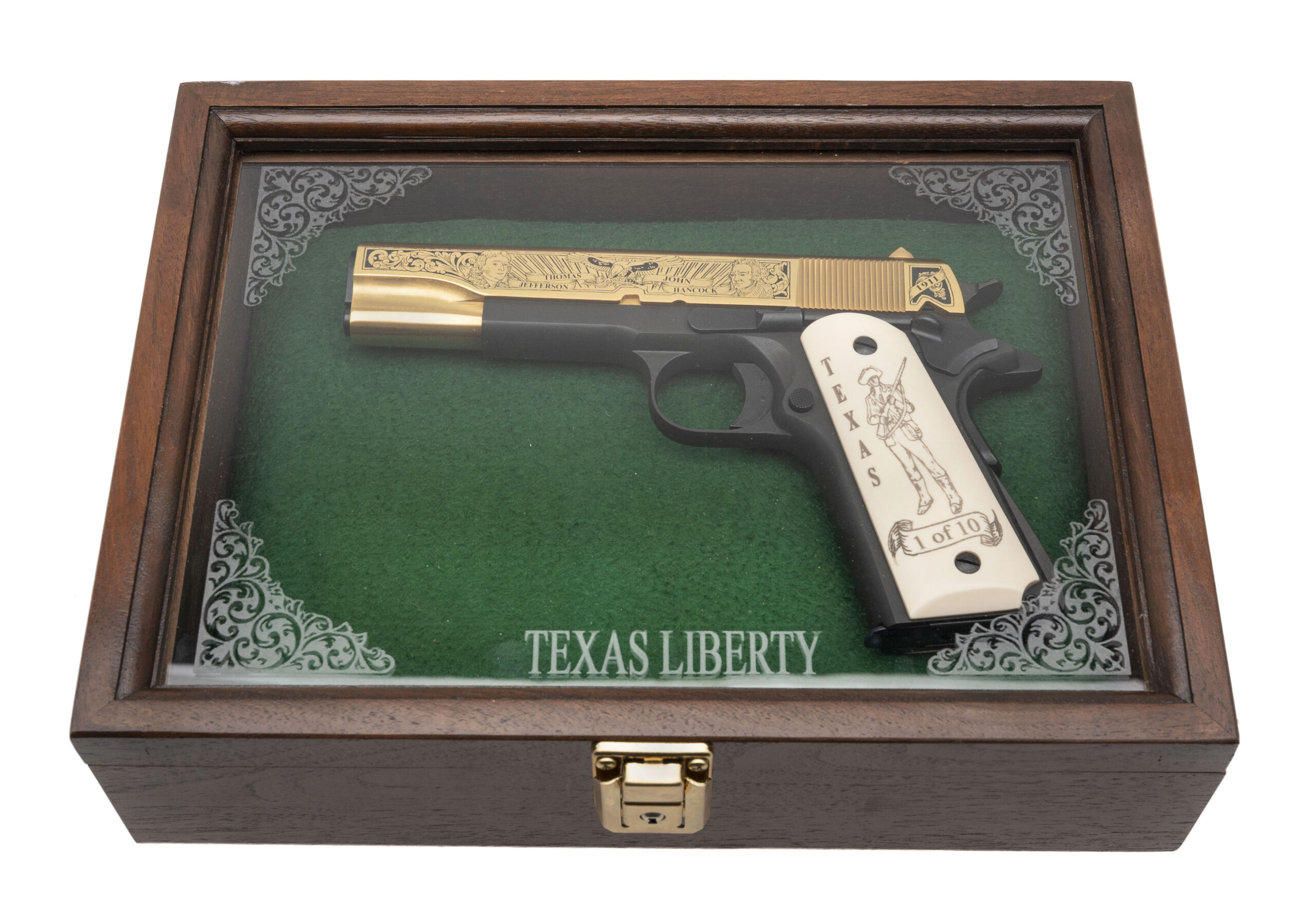 AUTO-ORDNANCE CORP “TEXAS LIBERTY” COMMEMORATIVE 1911 PISTOL 45 ACP (D2025-02258) DTX
