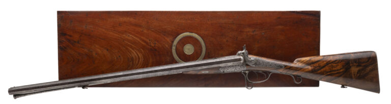Cased D. B. Beringer Double Rifle