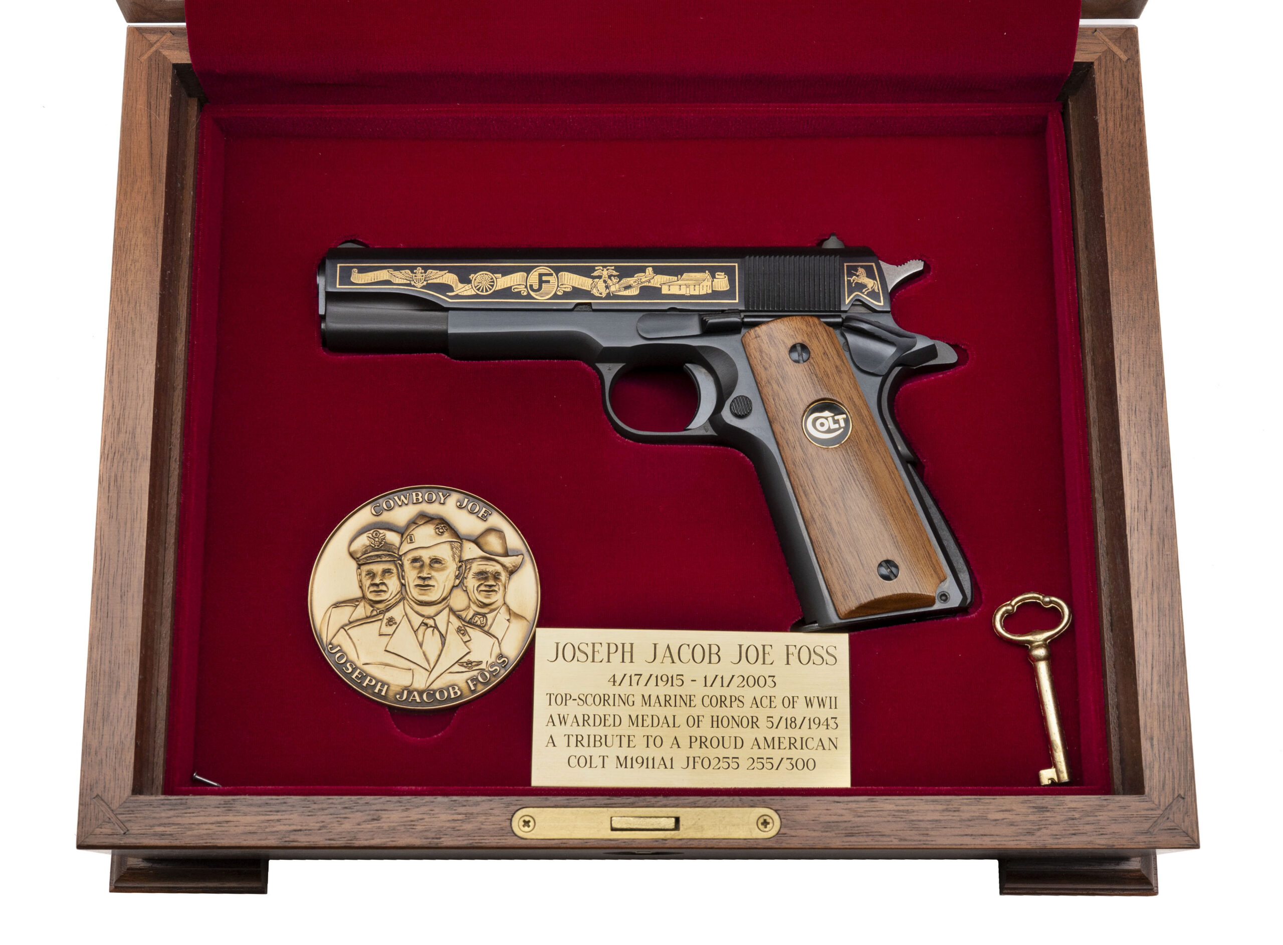 COLT 1911 JOE FOSS COMMEMORATIVE M1911A1, .45 ACP (D2025-02584) DTX