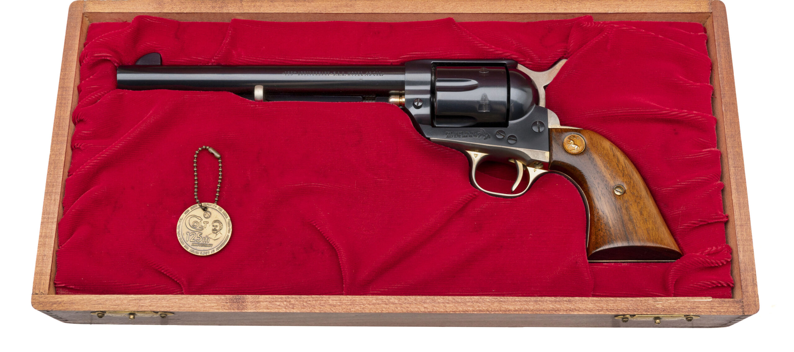 COLT SINGLE ACTION ARMY 125TH ANNIVERSARY REVOLVER 45 COLT (L2025-10127)