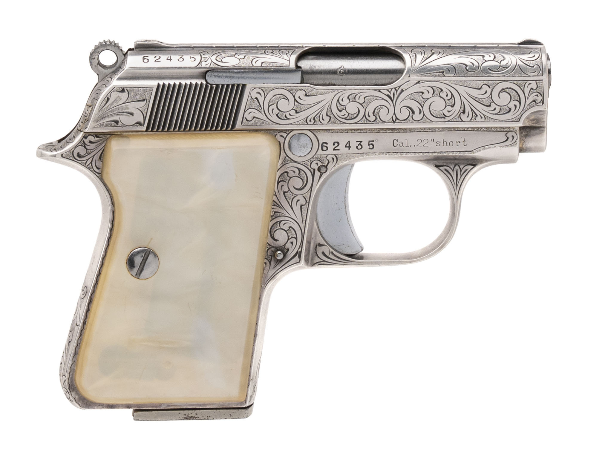 FACTORY ENGRAVED ASTRA CUB PISTOL 25 ACP (D2025-02637) DTX