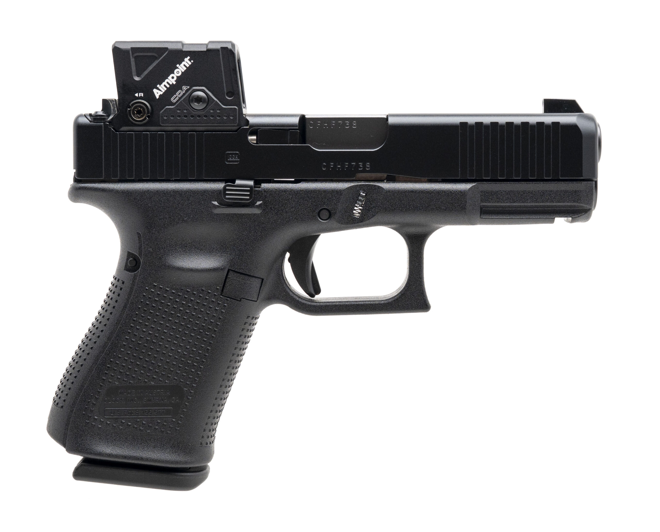 GLOCK 19 GEN 5 MOS COA PISTOL 9MM (D2025-02135) NEW DTX