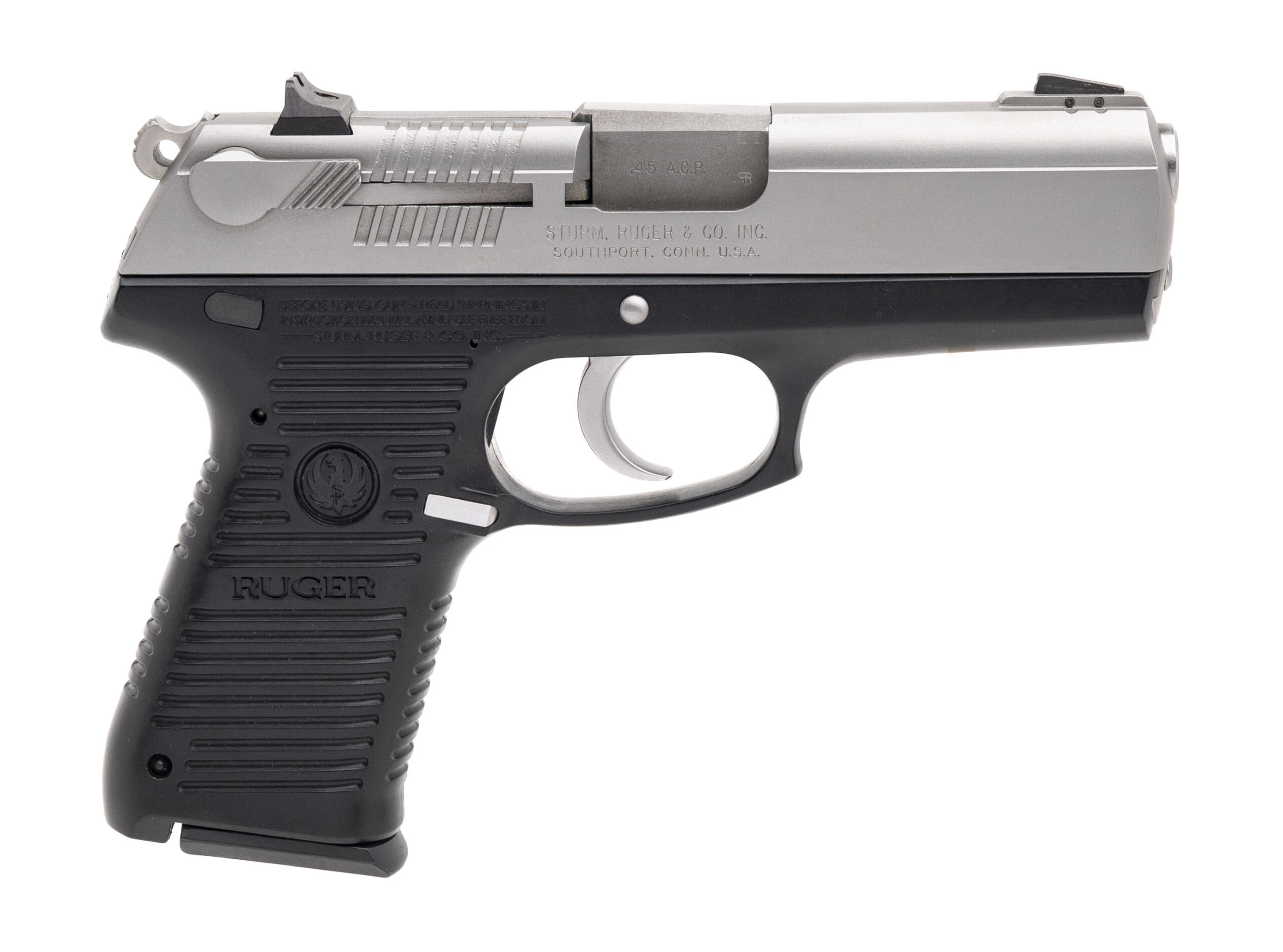 RUGER P97DC TWO-TONE PISTOL 45 ACP (D2025-02595) DTX