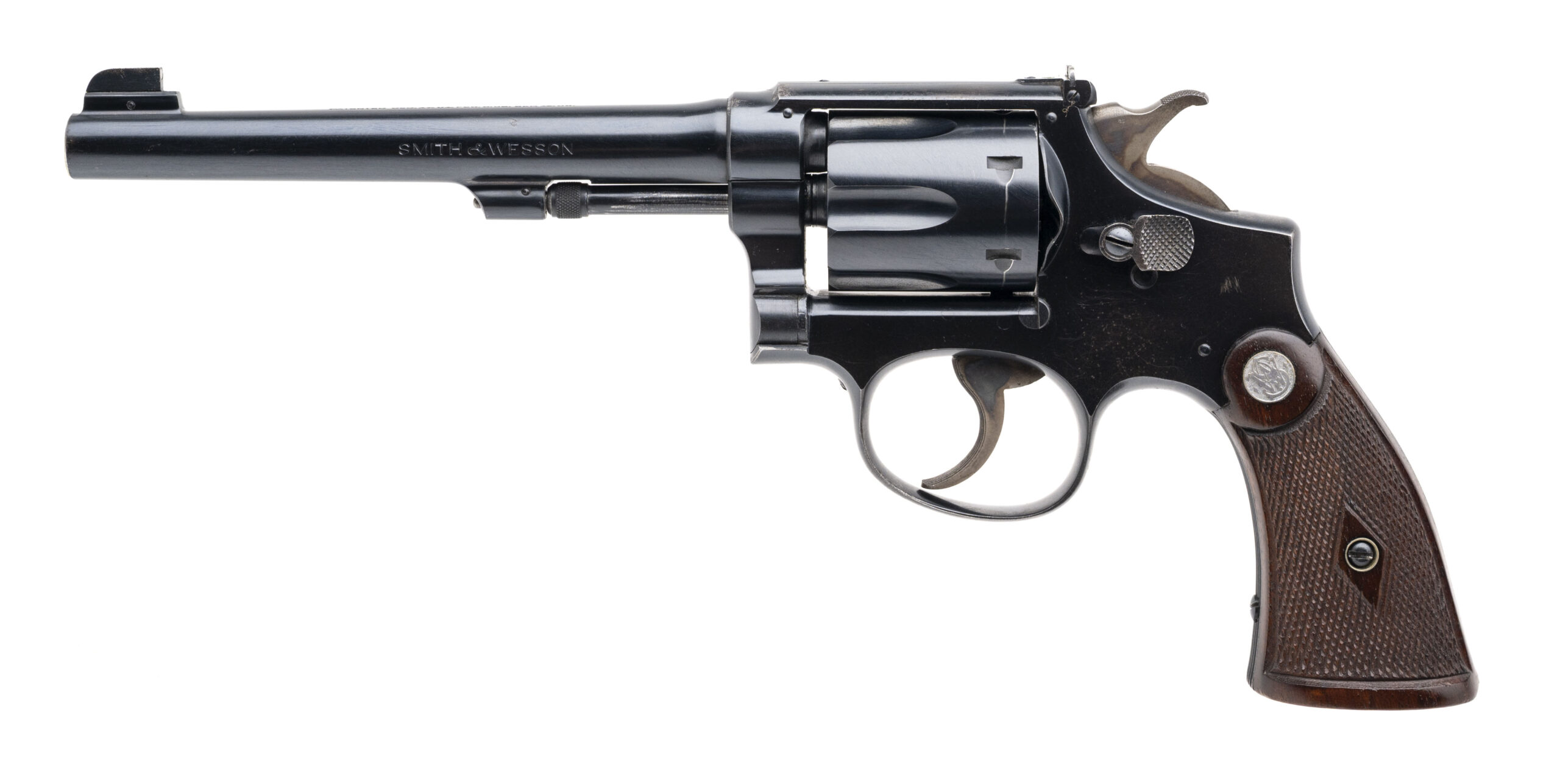 SMITH & WESSON PRE-WAR K-22 OUTDOORSMAN REVOLVER 22LR (L2025-11779)
