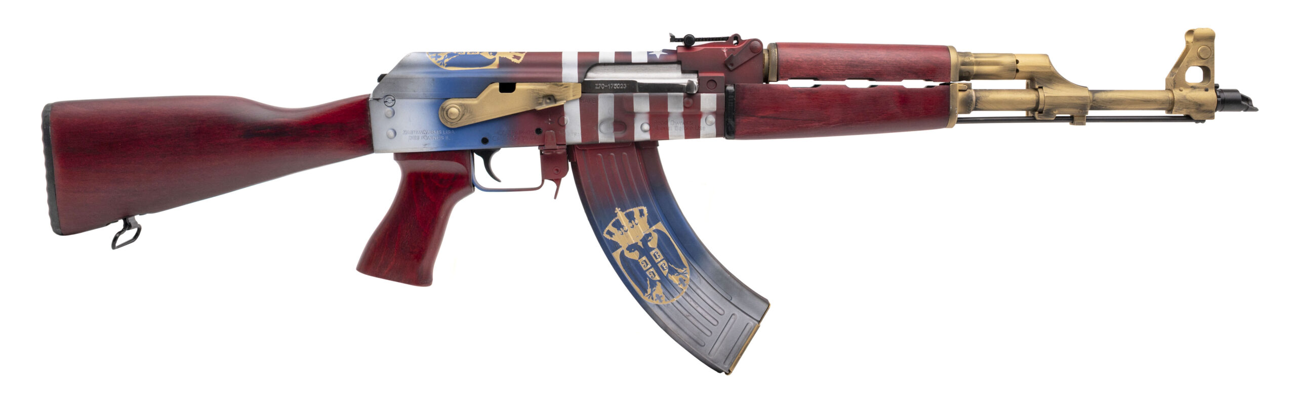 (SN: Z70-175023) Zastava ZPAPM70 USA Commemorative Rifle 7.62x39mm (L2025-12139) NEW