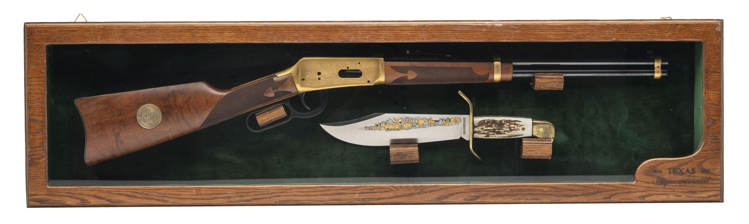 Winchester 1894 Texas 150th Commemorative — 38-55 + Knife