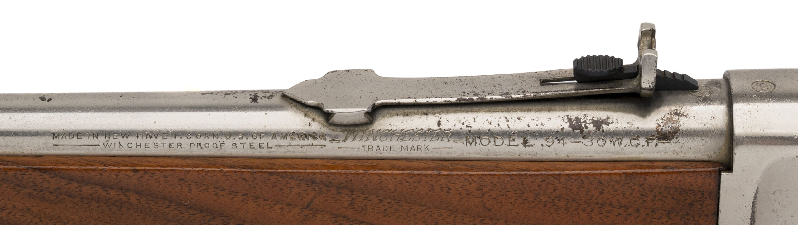 WINCHESTER MODEL 94 PRE-64 RIFLE 30-30 NICKEL PLATED (L2025-09183