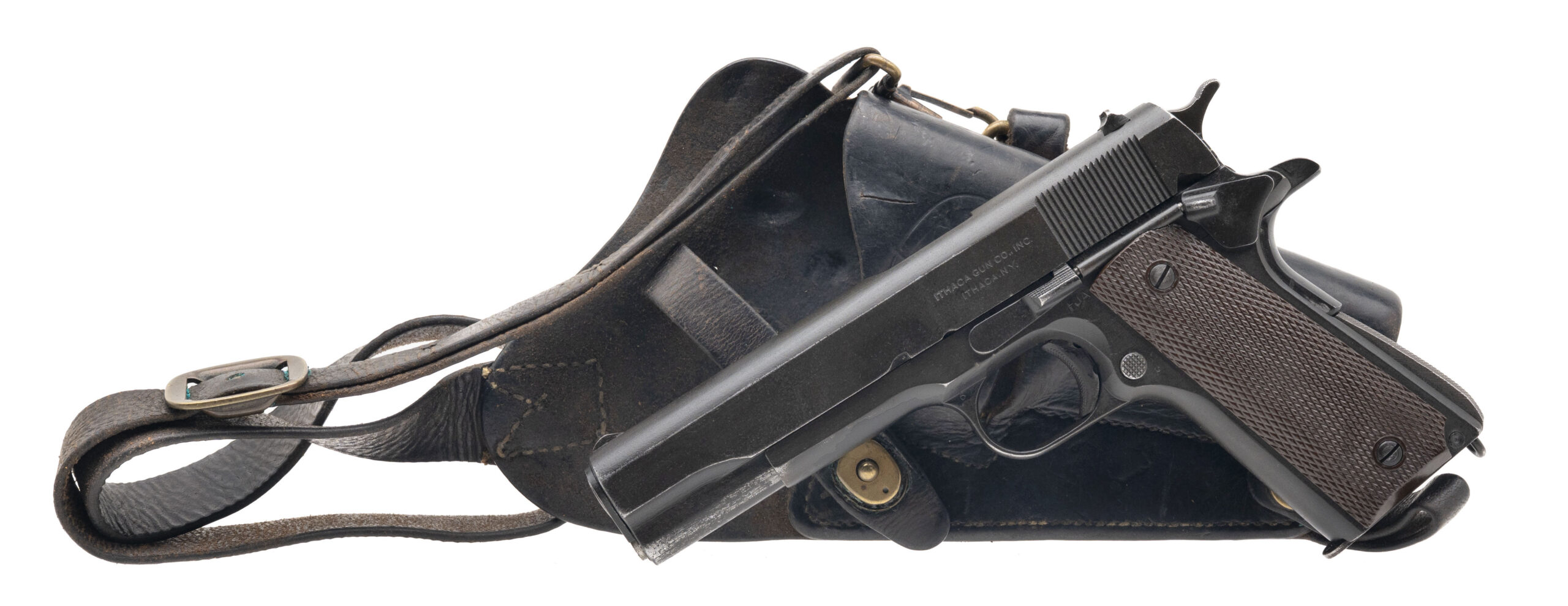 WWII Ithaca M1911A1 Semi-Auto Pistol .45 ACP (L2025-09617)