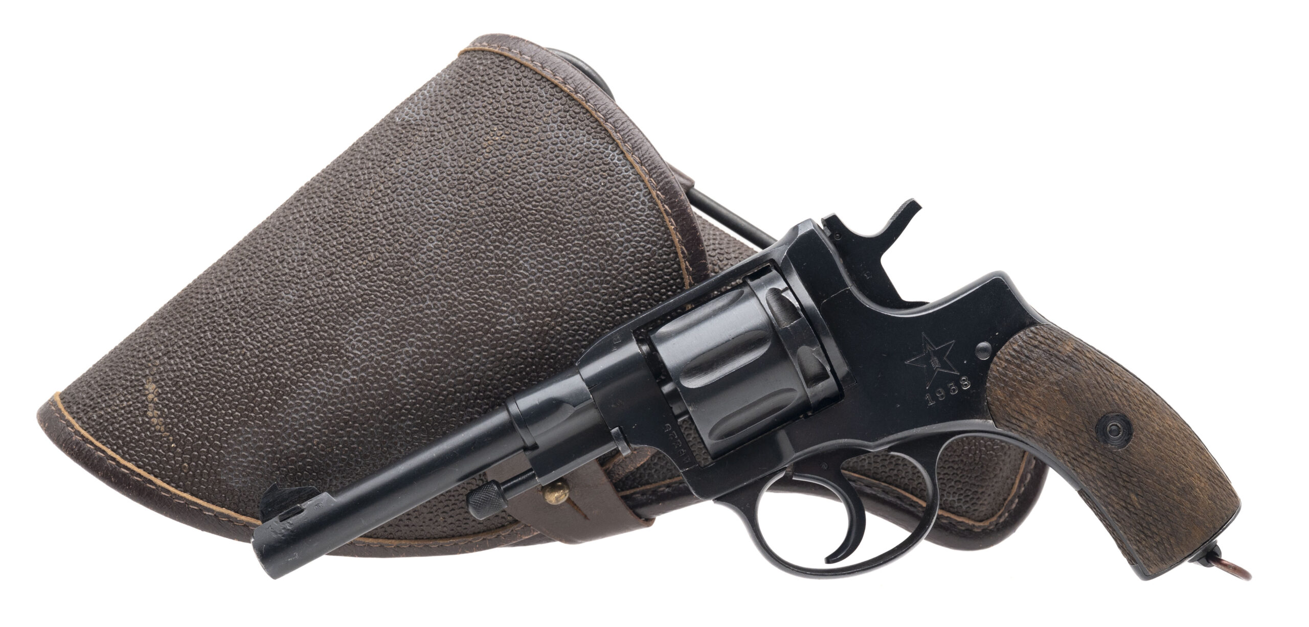WWII Russian M1895 Nagant Revolver 7.62x38mmR (L2025-10480)