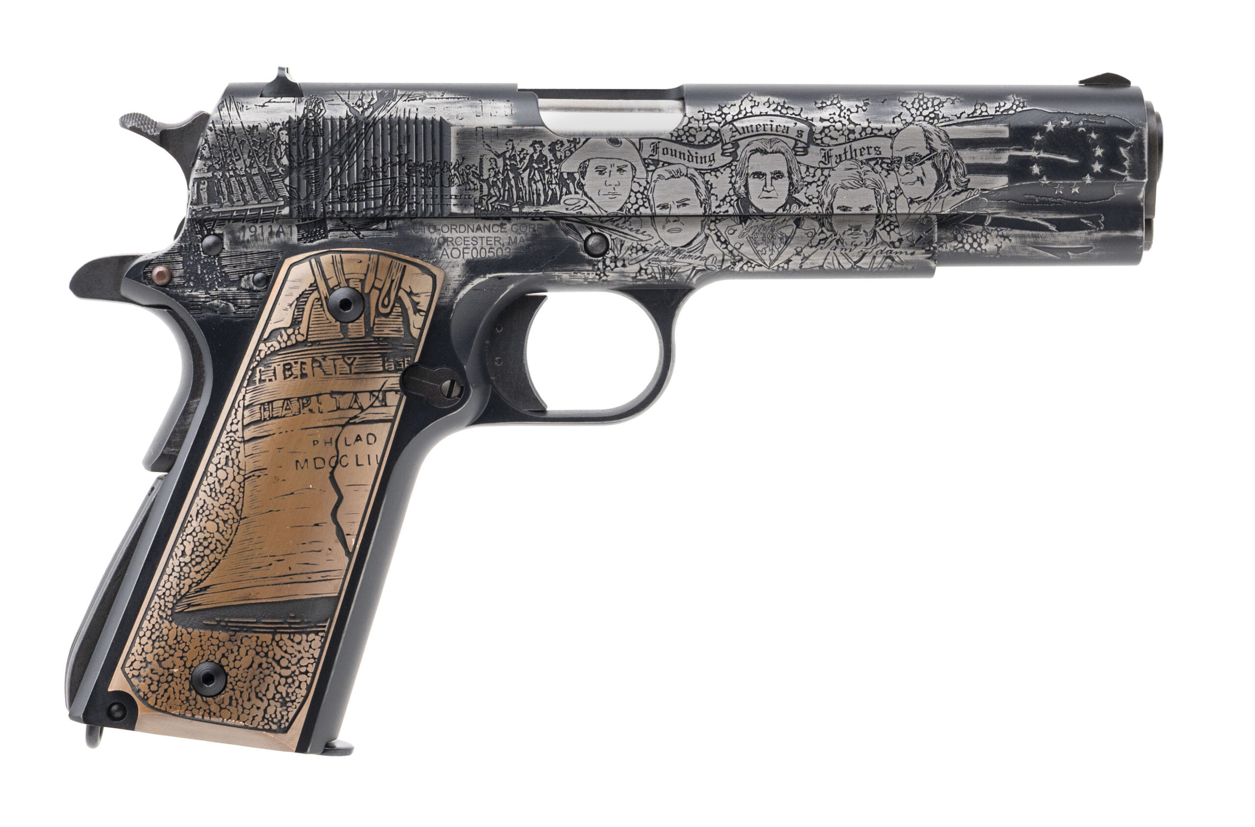 Auto Ordnance "Revolution" 1911A1 Commemorative Pistol .45 Auto (L2025-12395)