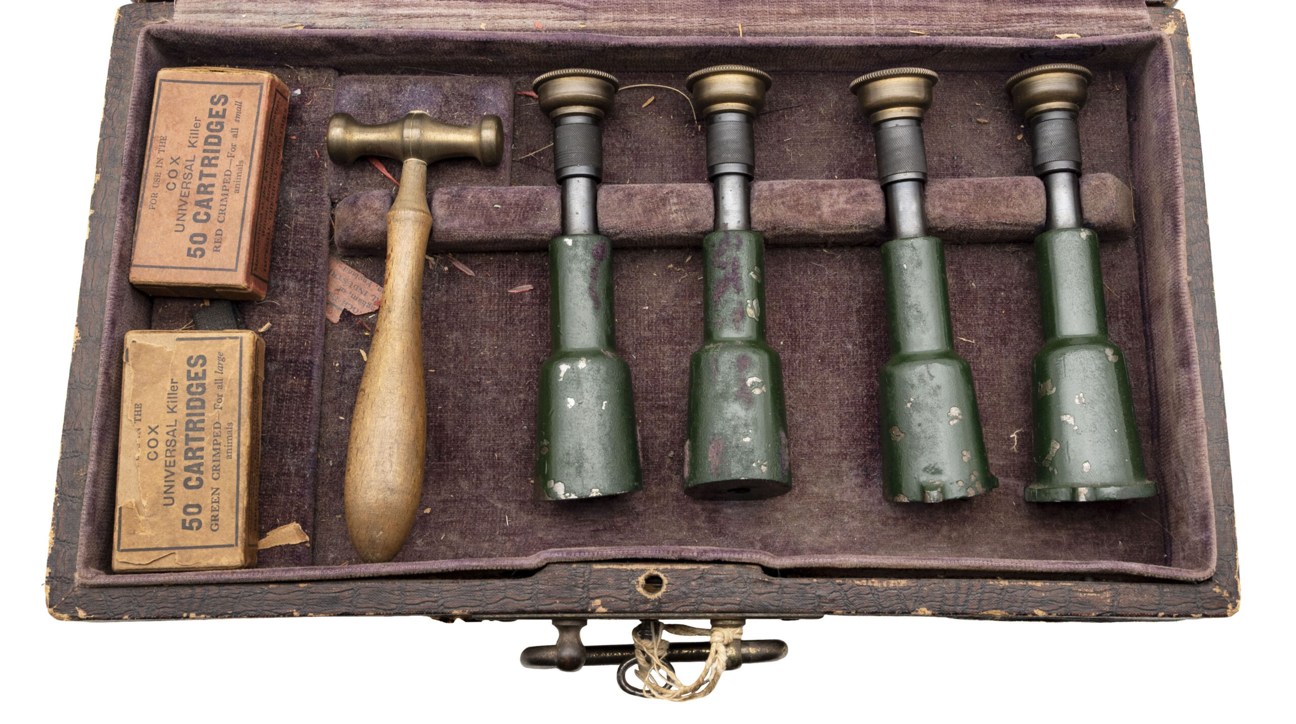 Cased Set of Greener’s Humane Cattle Killers (49158)