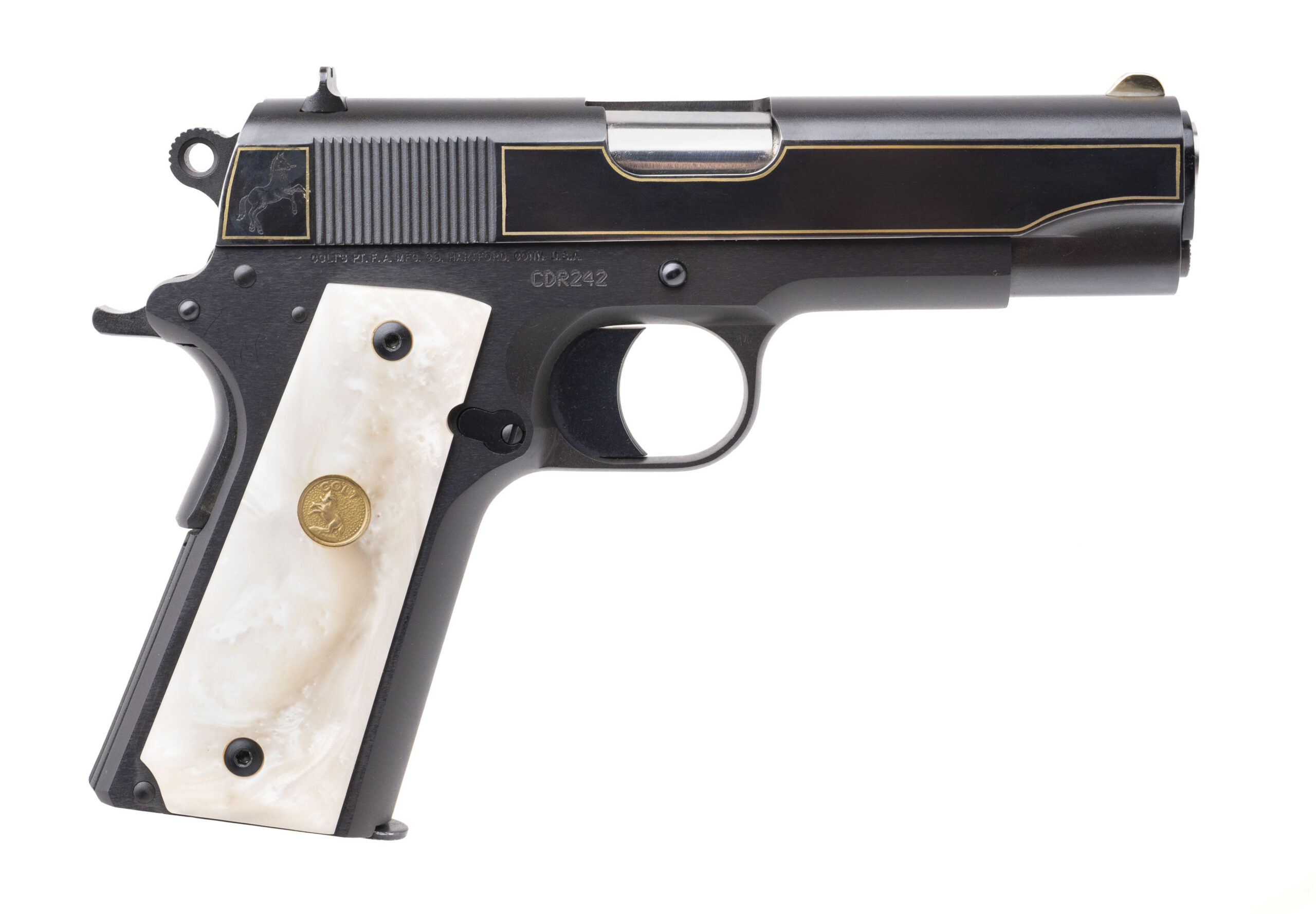 Colt Commander Gold Line Custom 1911 Pistol .45 Auto (L2025-10121)