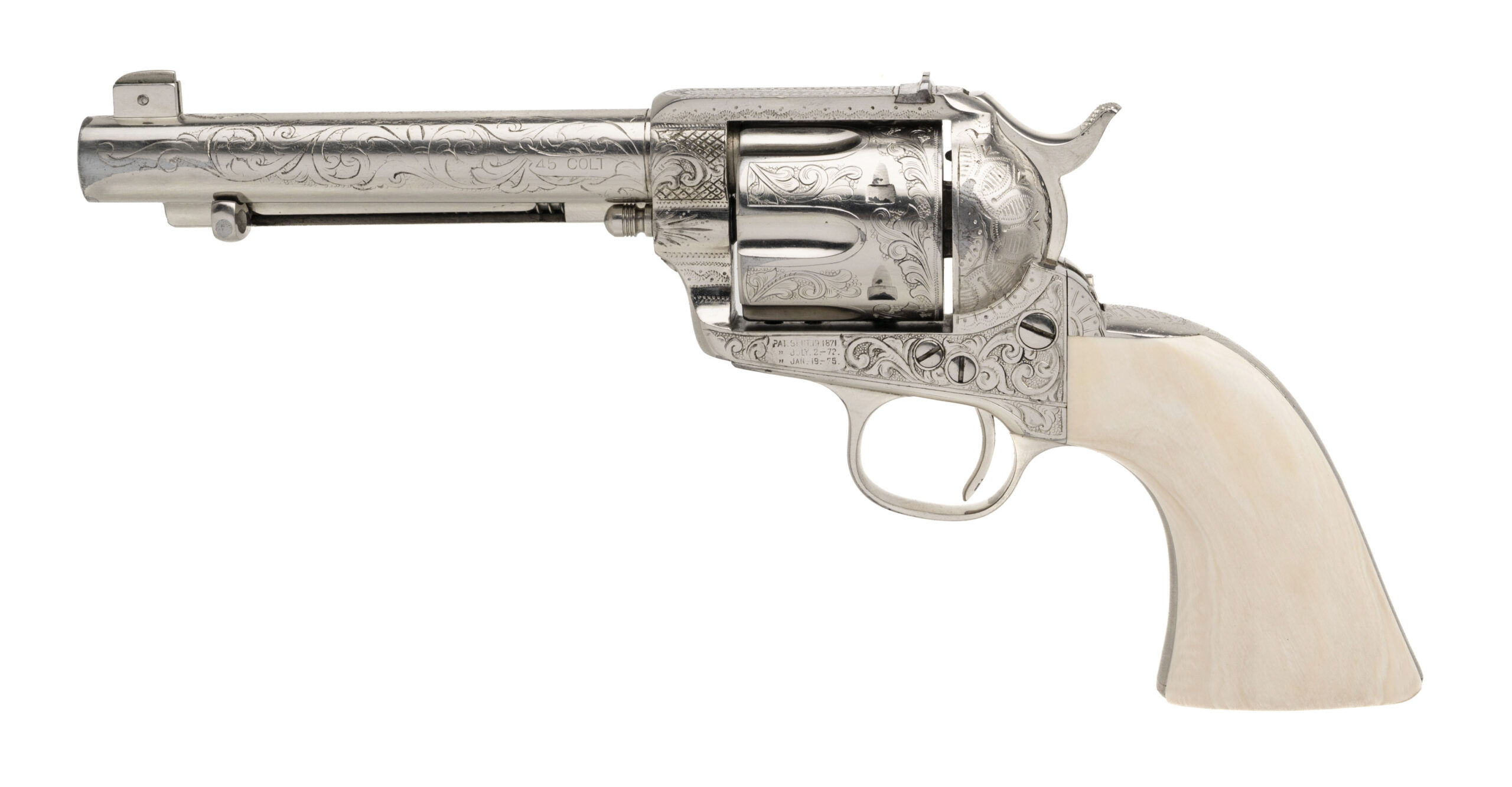 Engraved Colt Single Action Army Flat Top (51242)