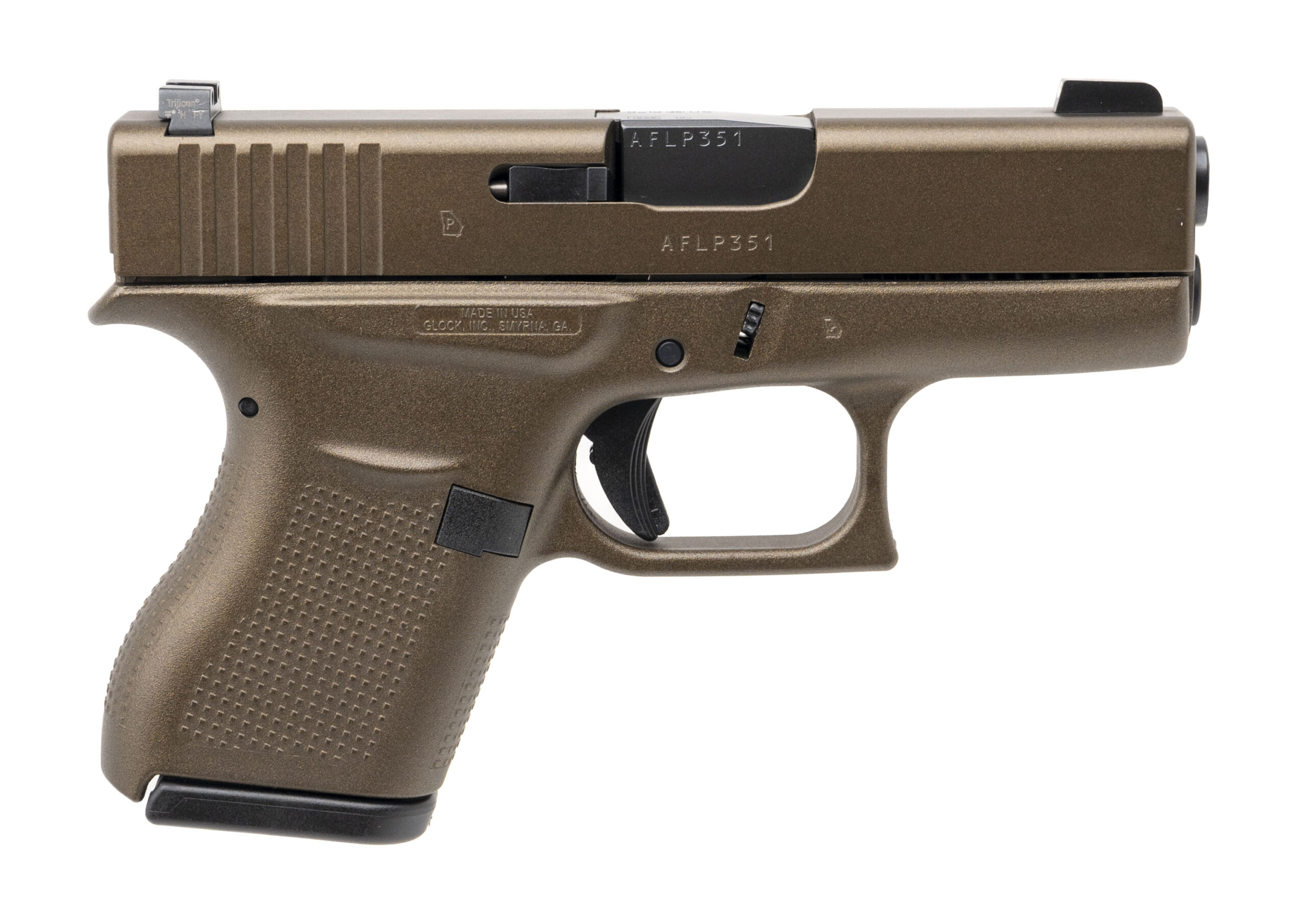 Glock 43 Midnight Bronze Pistol 9mm (L2025-12594)