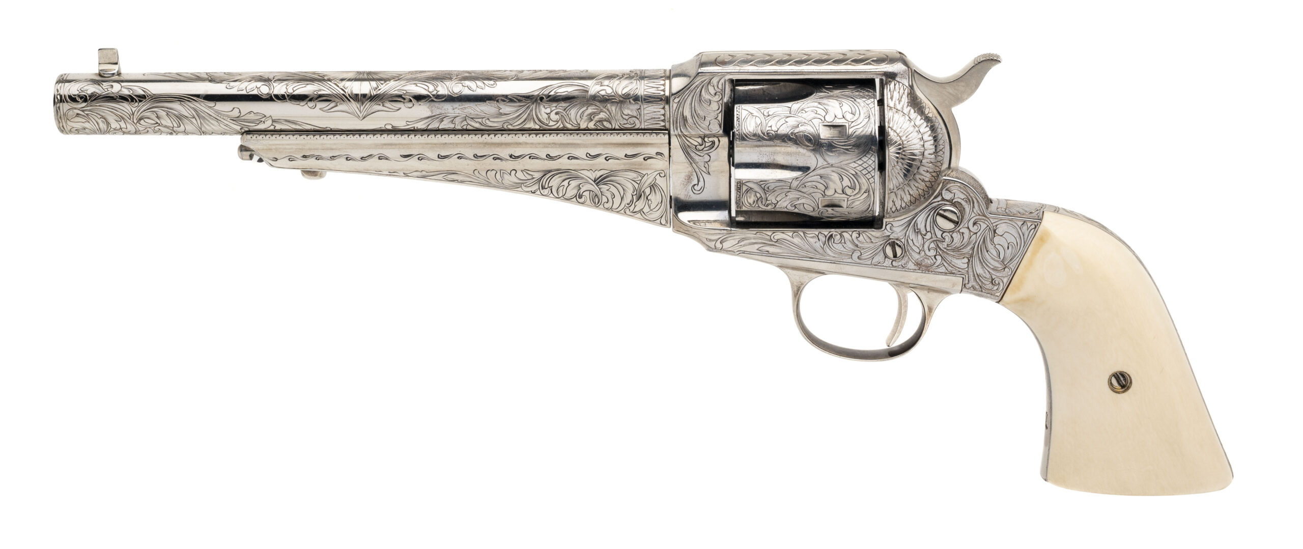 Ken Hurst Engraved Remington 1875 w/ Ivory Grips (51245)