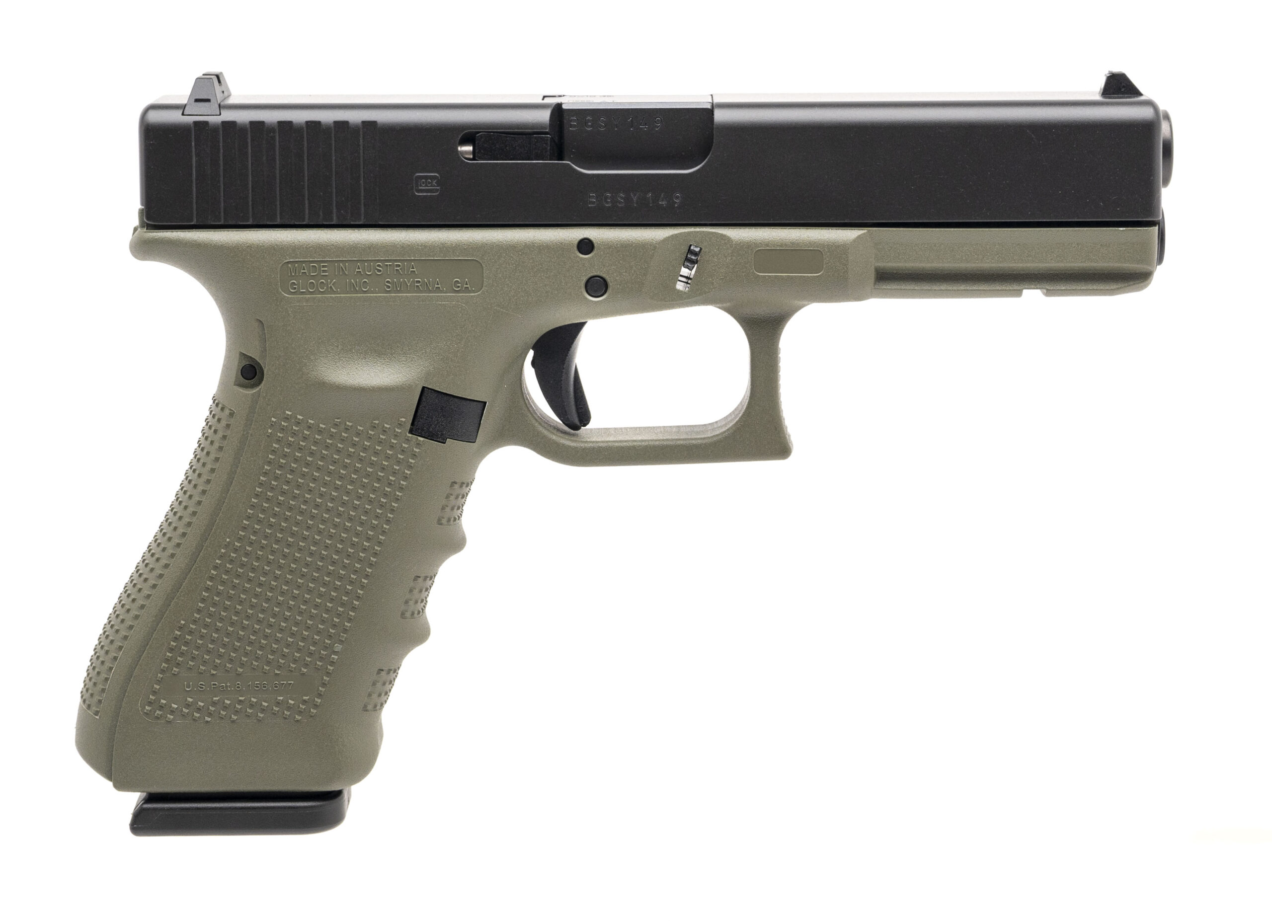 Glock 17 Gen 4 "Battlefield Green" Pistol 9mm (L2025-15082)