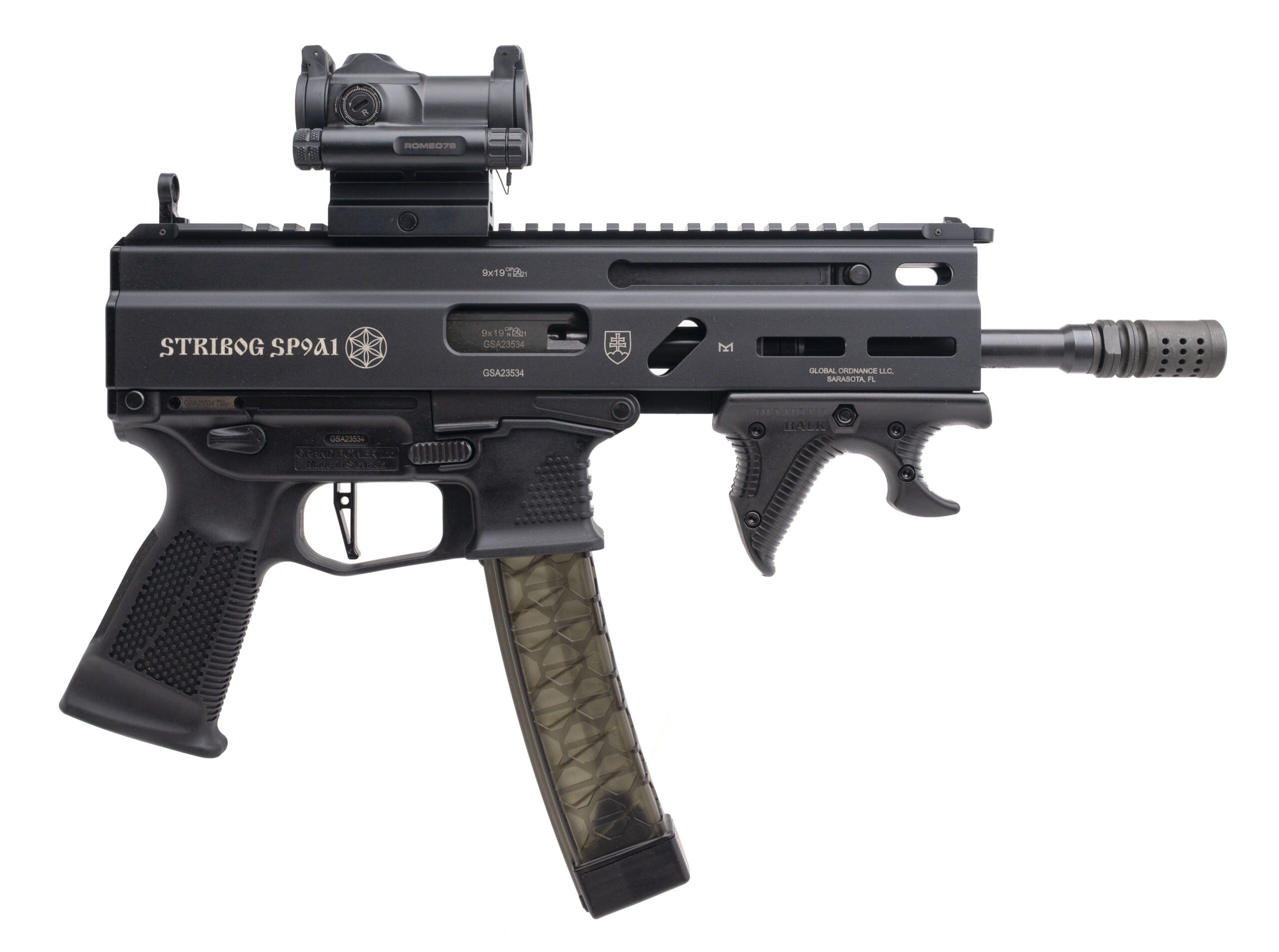 Grand Power Stribog SP9A1 Pistol 9mm (L2025-13853)