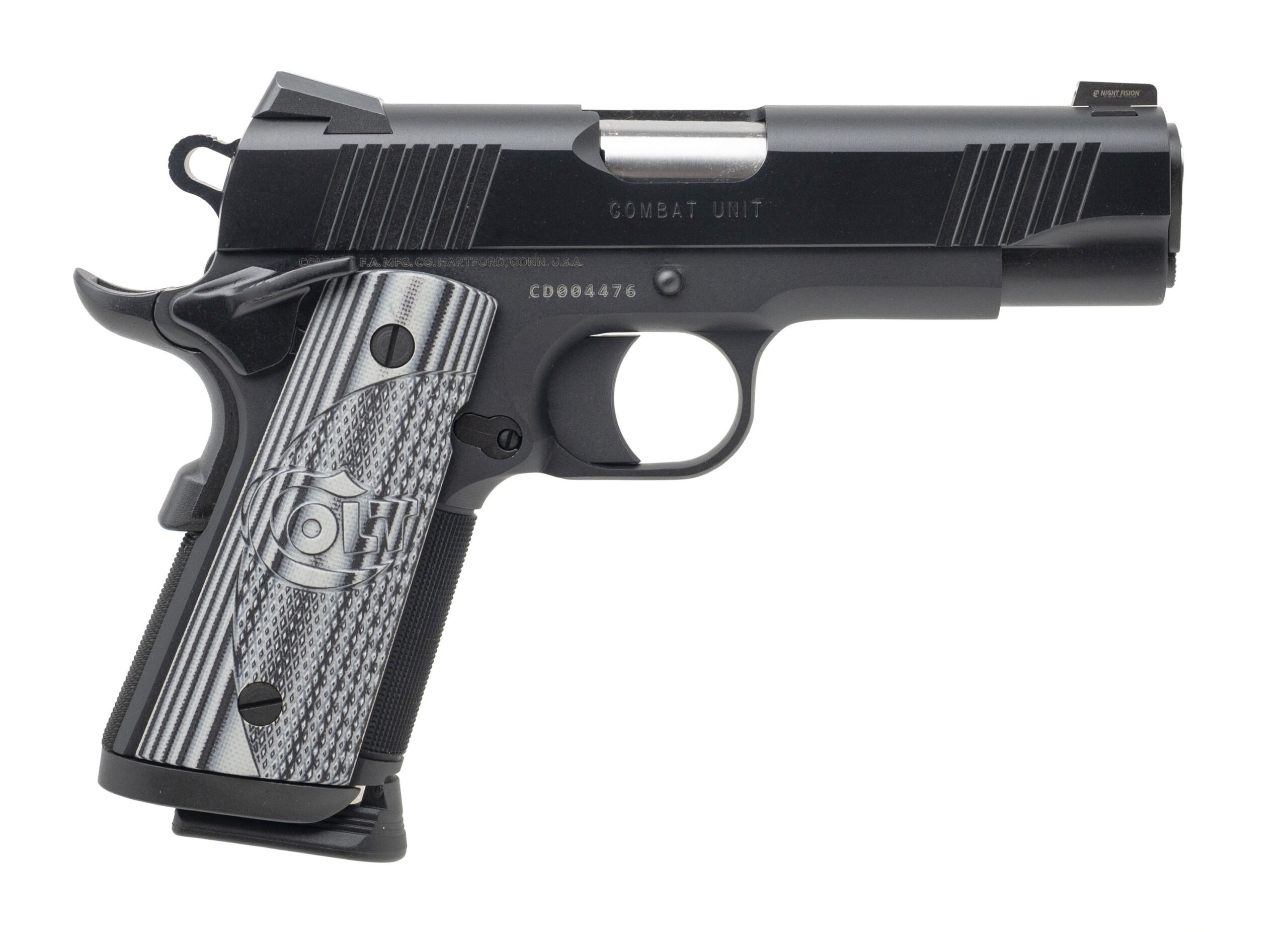 (SN: CD004476) Colt Commander Combat Unit Pistol 9mm (L2025-14651) NEW