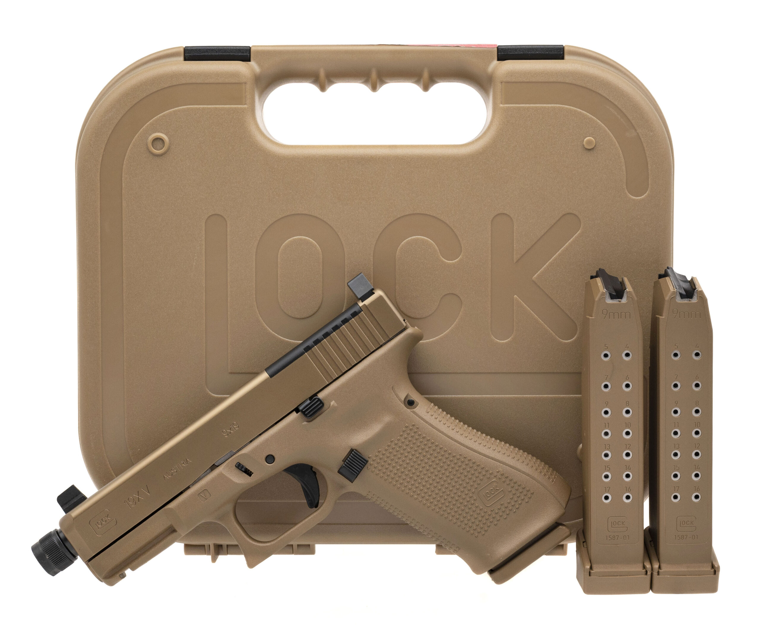 SN: CHDH188) Glock 19X V MOS TB Pistol 9mm (L2025-15080) NEW