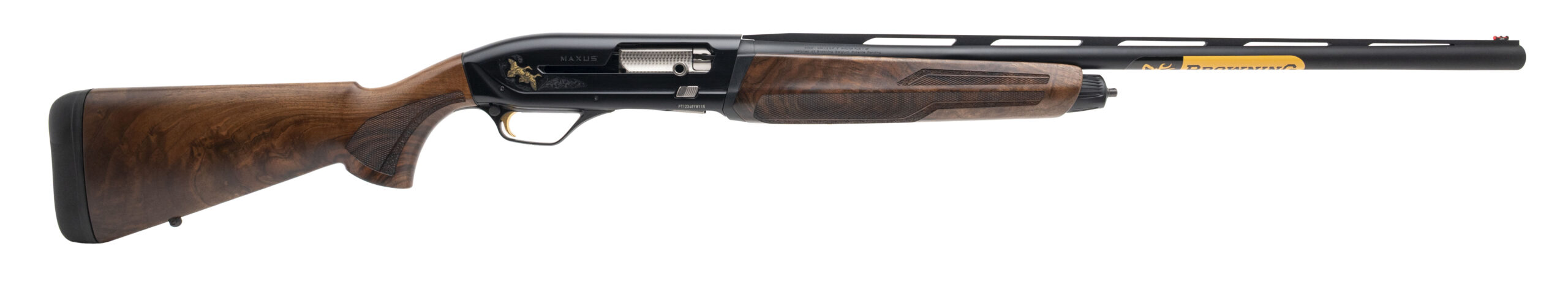 (SN: PT12348YW115) Browning Maxus II Black Gold Shotgun 12 Gauge (L2025-14666) NEW