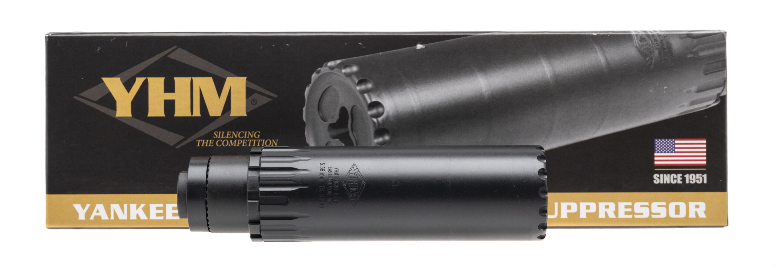 (SN: TK-19594) Yankee Hill Machine Turbo K-RB Suppressor 5.56MM (L2025-13998) NEW