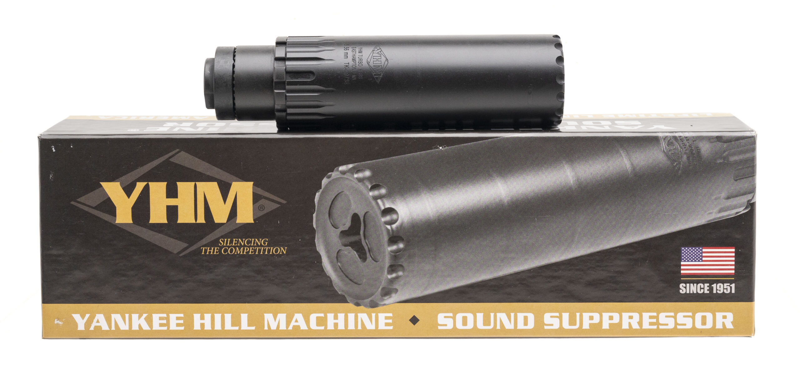 (SN: TK-19738) Yankee Hill Machine Turbo K-RB Suppressor 5.56MM (L2025-14001) NEW