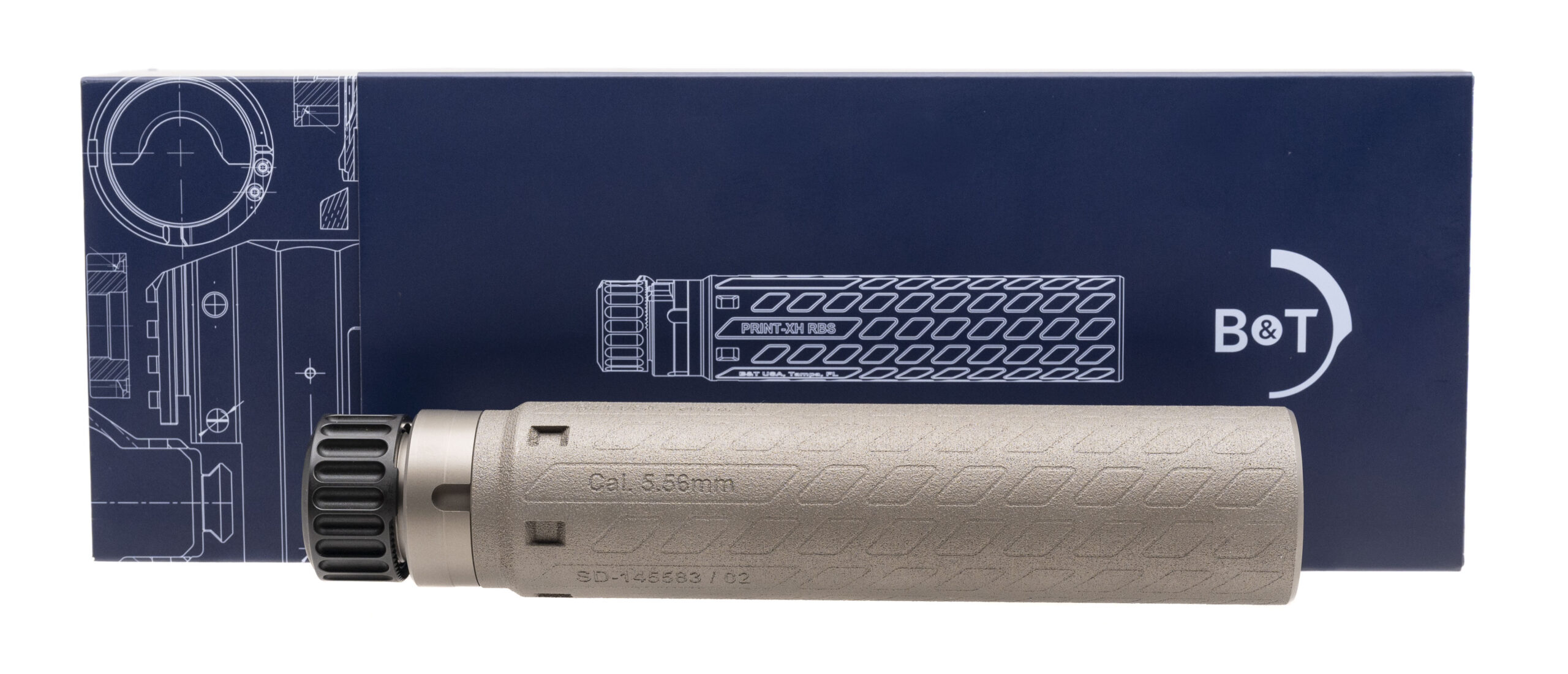 (SN: US25-38230) B&T Print-XH 556 Suppressor 5.56MM (L2025-14205) NEW