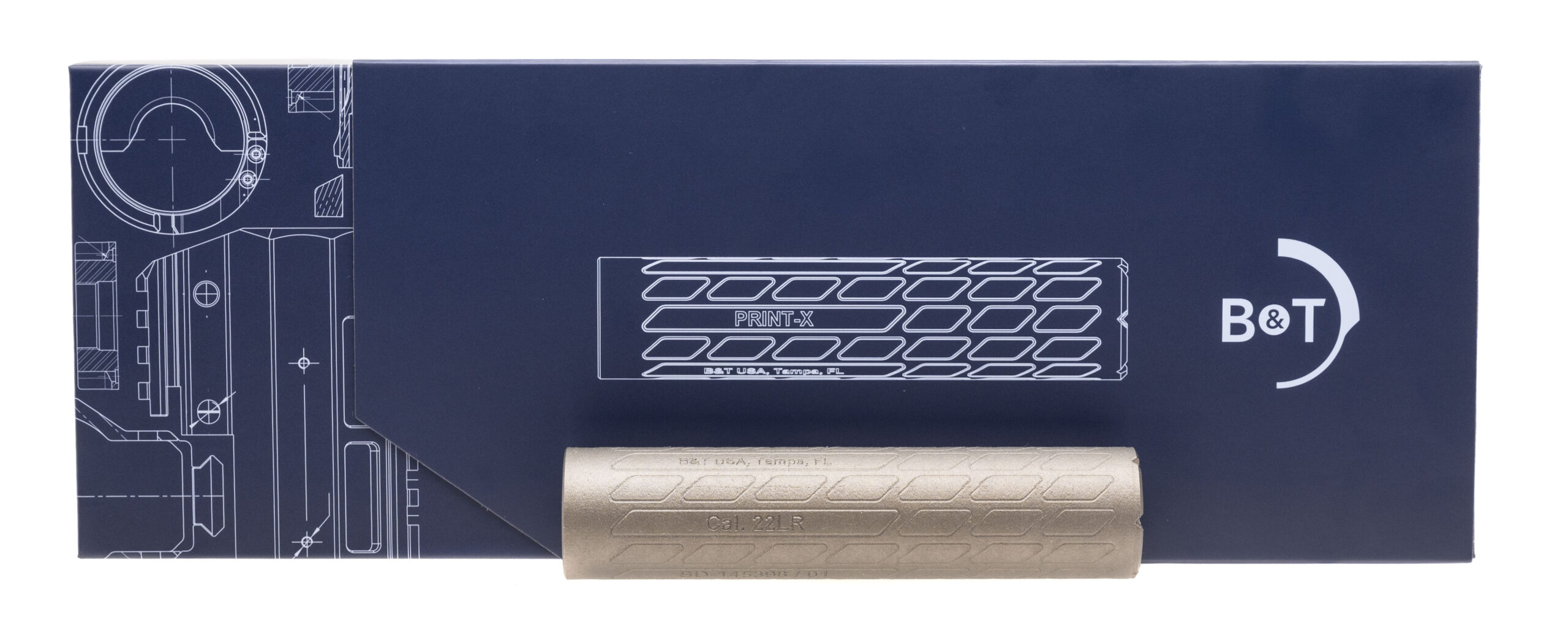 (SN: US25-42545) B&T Print-X 22 Tiger Suppressor .22 Caliber (L2025-14206) NEW