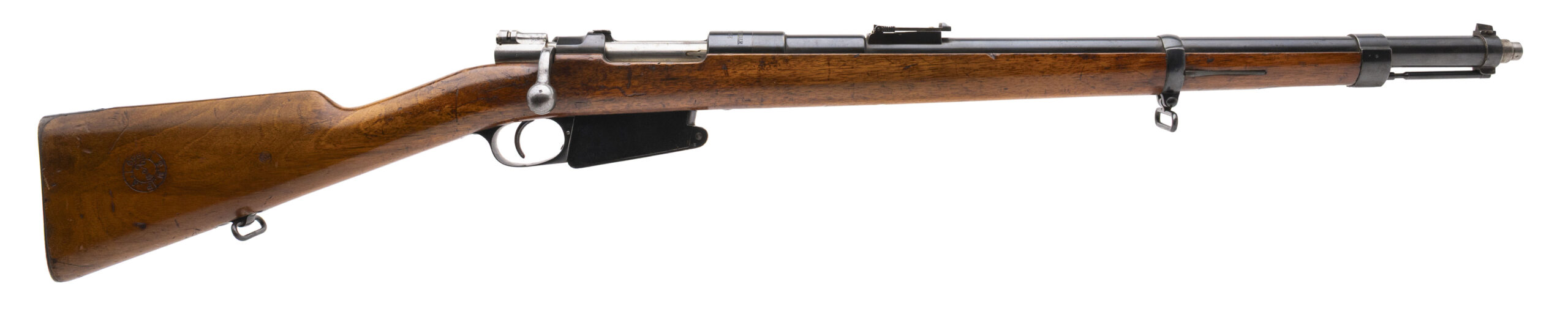 Belgian Model 1889 Mauser Carbine by FN, First-Year Production – 7mm (59063)