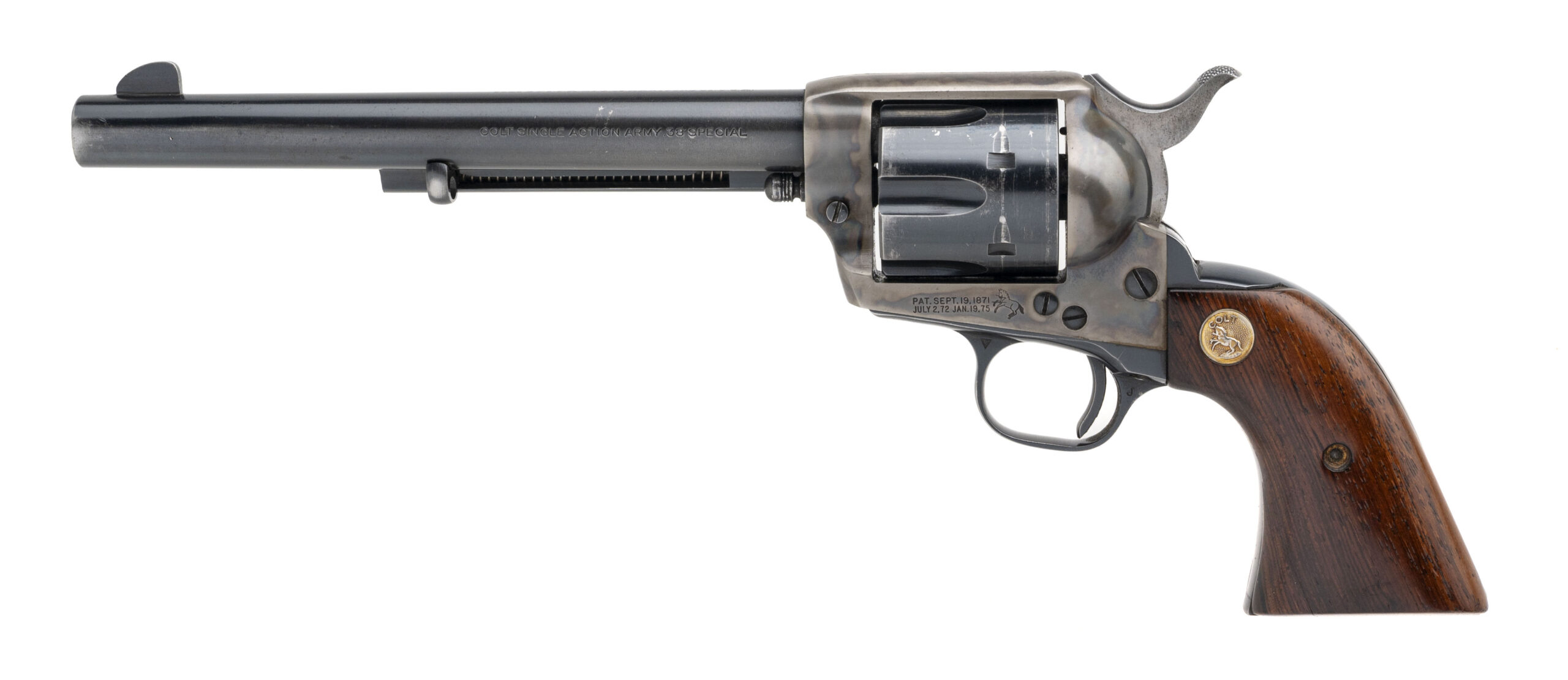 COLT SINGLE ACTION ARMY 2ND GEN REVOLVER .38 SPECIAL (L2025-13540)