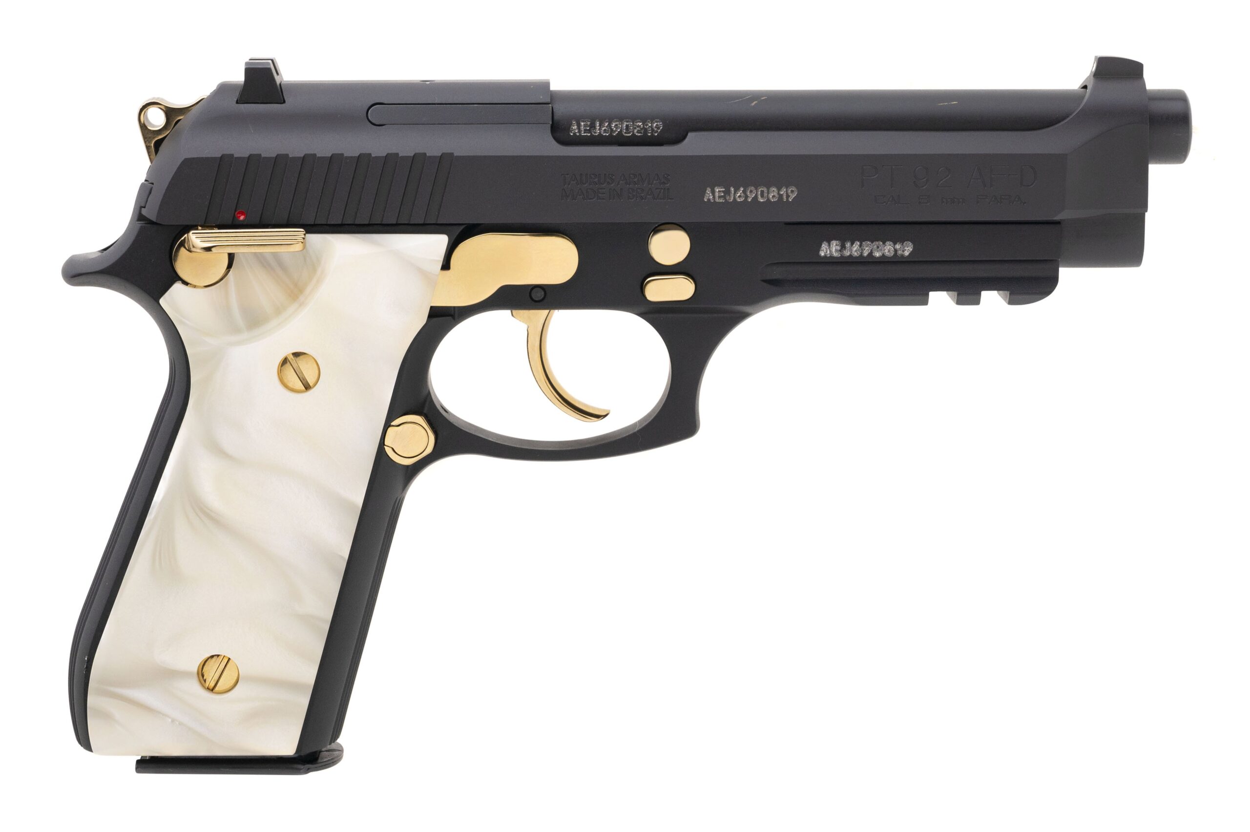 (SN:AHD869279) Taurus PT92 AF-D Pistol 9mm (D2025-02997)(DTX) New