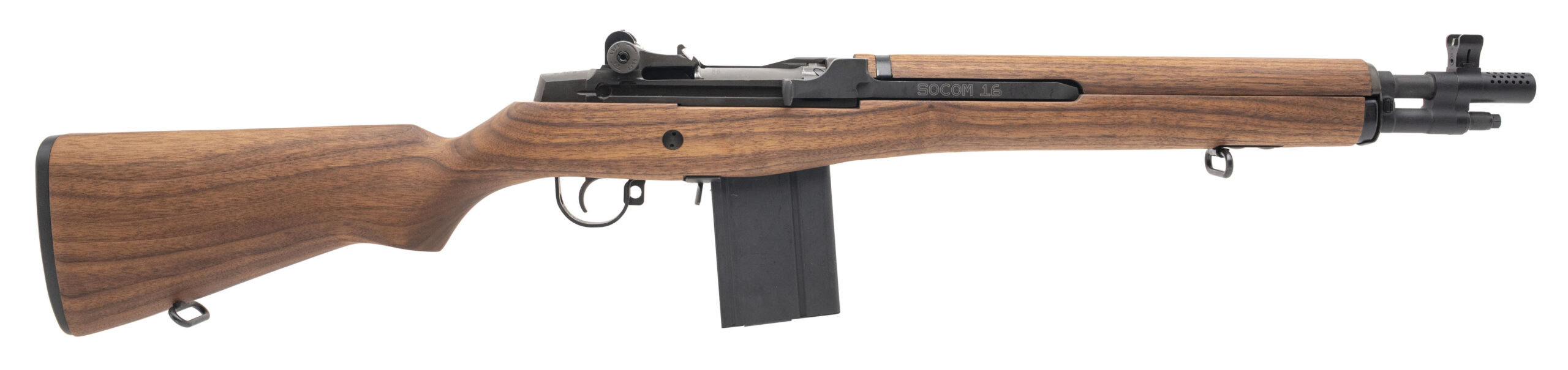 Springfield M1A SOCOM II .308 caliber rifle with walnut stock (D2026-00077) (DTX)