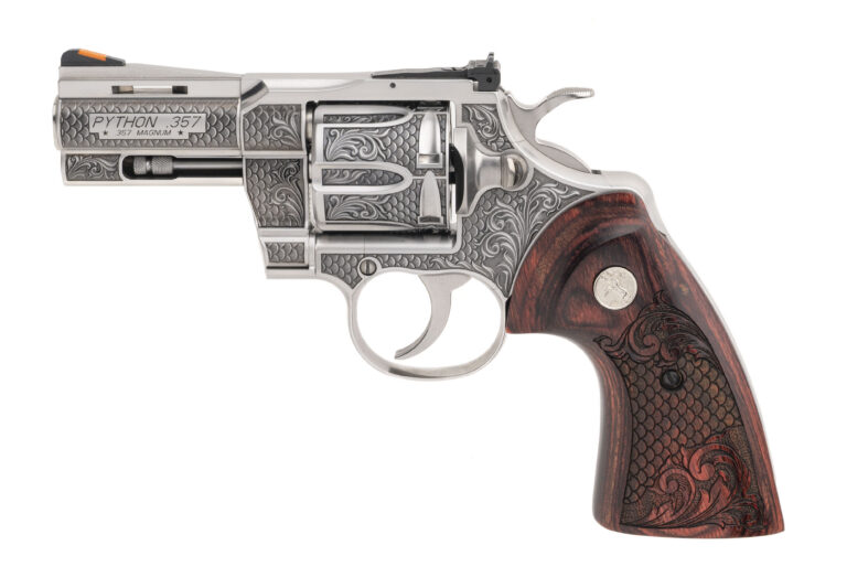 Altamont Company Merlin Enright Colt Python Royal Snakescale Revolver .357 MAG.