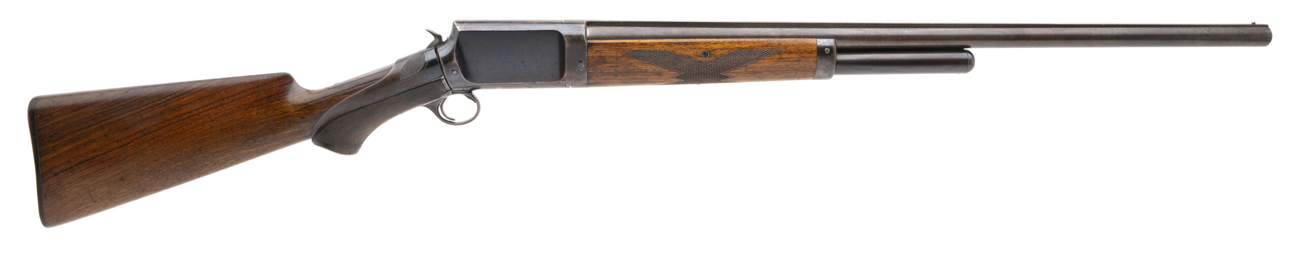 ANTIQUE BURGESS GUN CO SLIDE ACTION SHOTGUN 2 BARREL SET 12 GAUGE (12343426) CONSIGNMENT