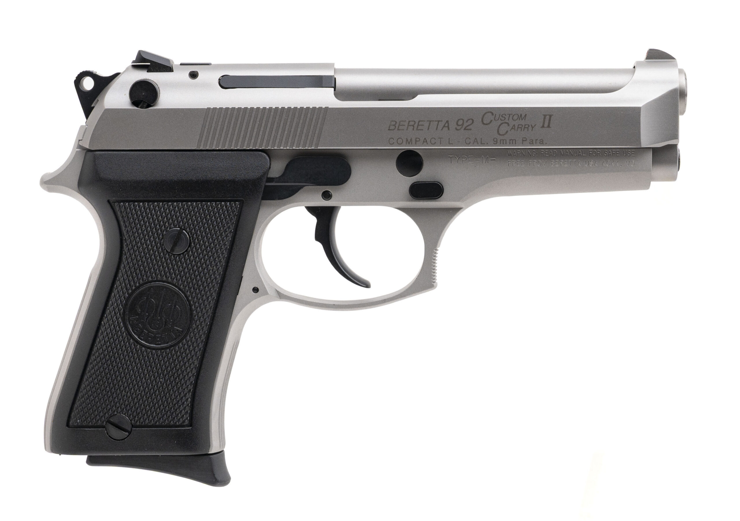 Beretta 92 Custom Carry II Compact L Type-M Pistol 9mm (L2026-00930)
