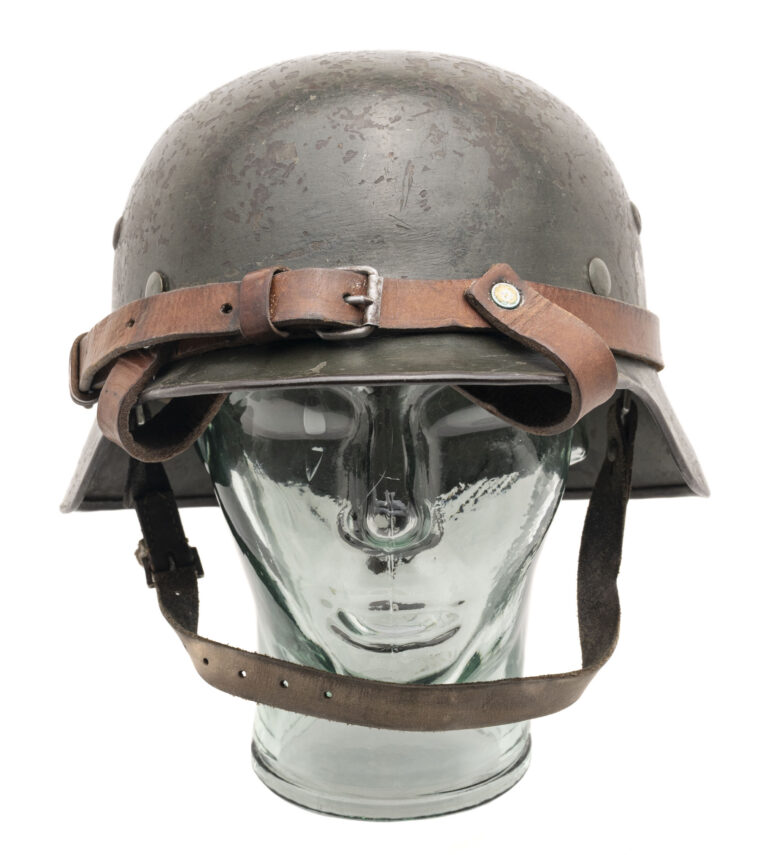 Pre-World War II German single decal M35 steel helmet