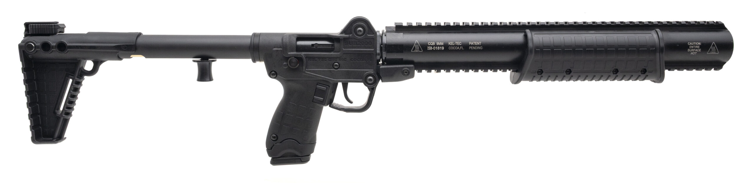 (SN: 26E0071) KEL-TEC SUB2000 CQB ISB CARBINE 9MM (L2026-01685)(L2026-01683) NEW