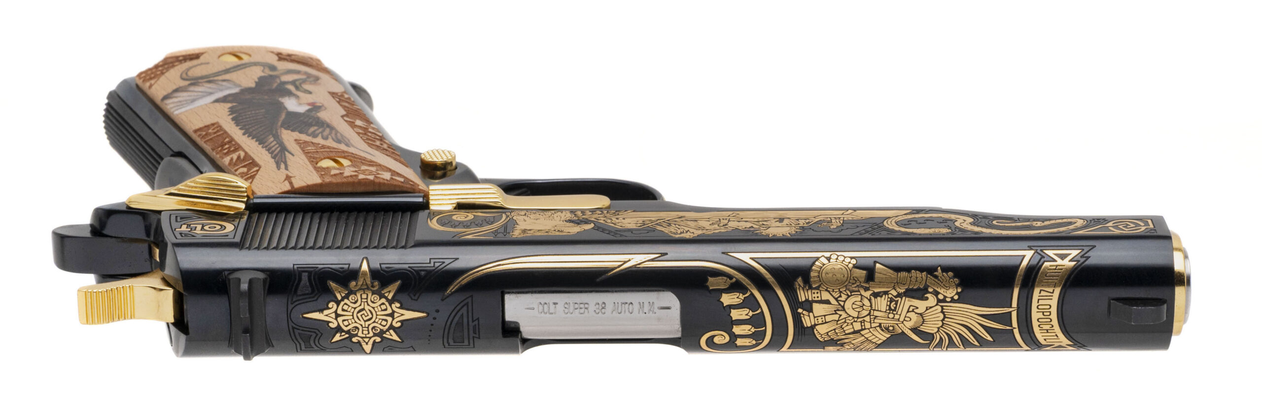SN: GV092413) SK Customs Colt Government 1911 Kingdom Of Aztlan